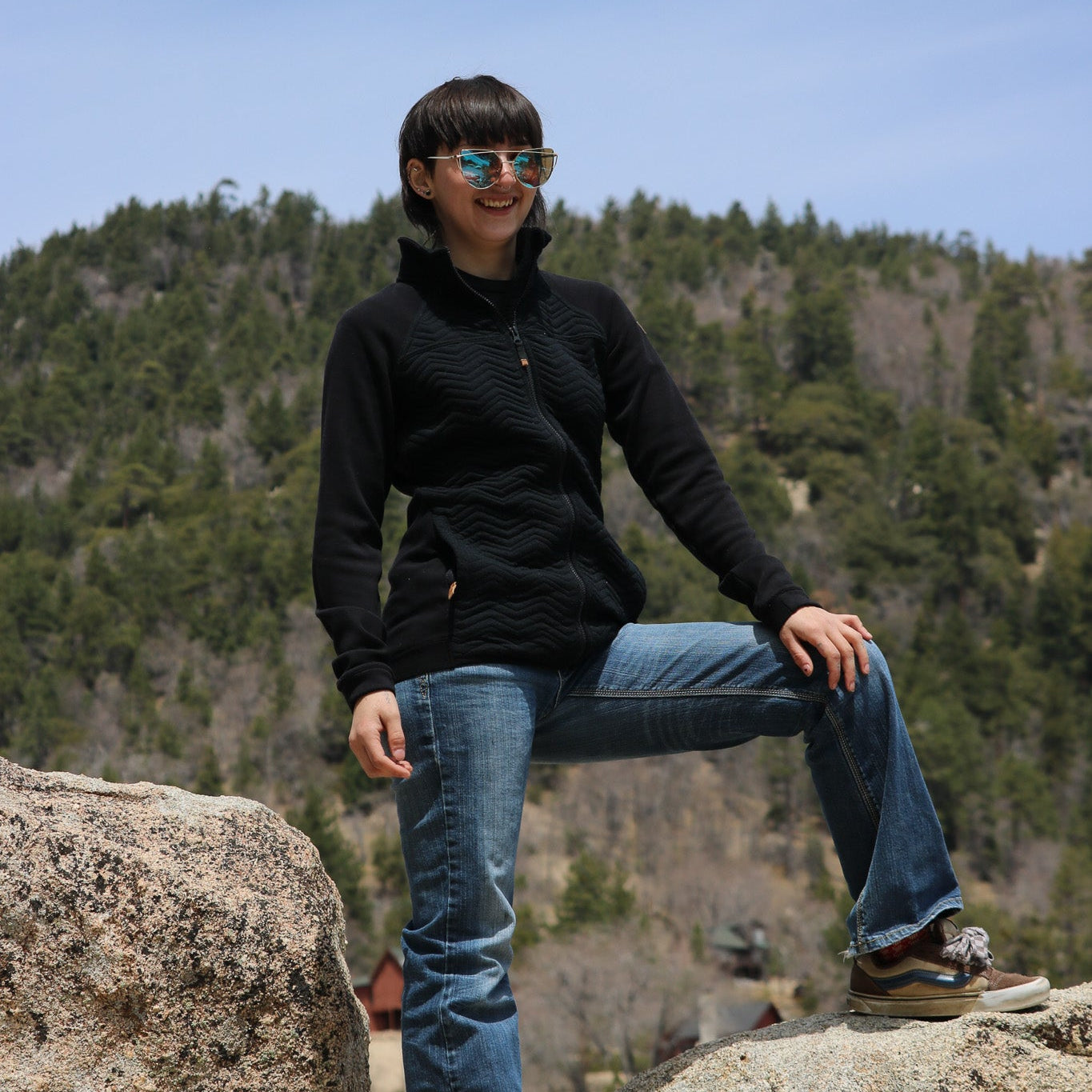 Vintage Roxy Black Sports Wear Jacket