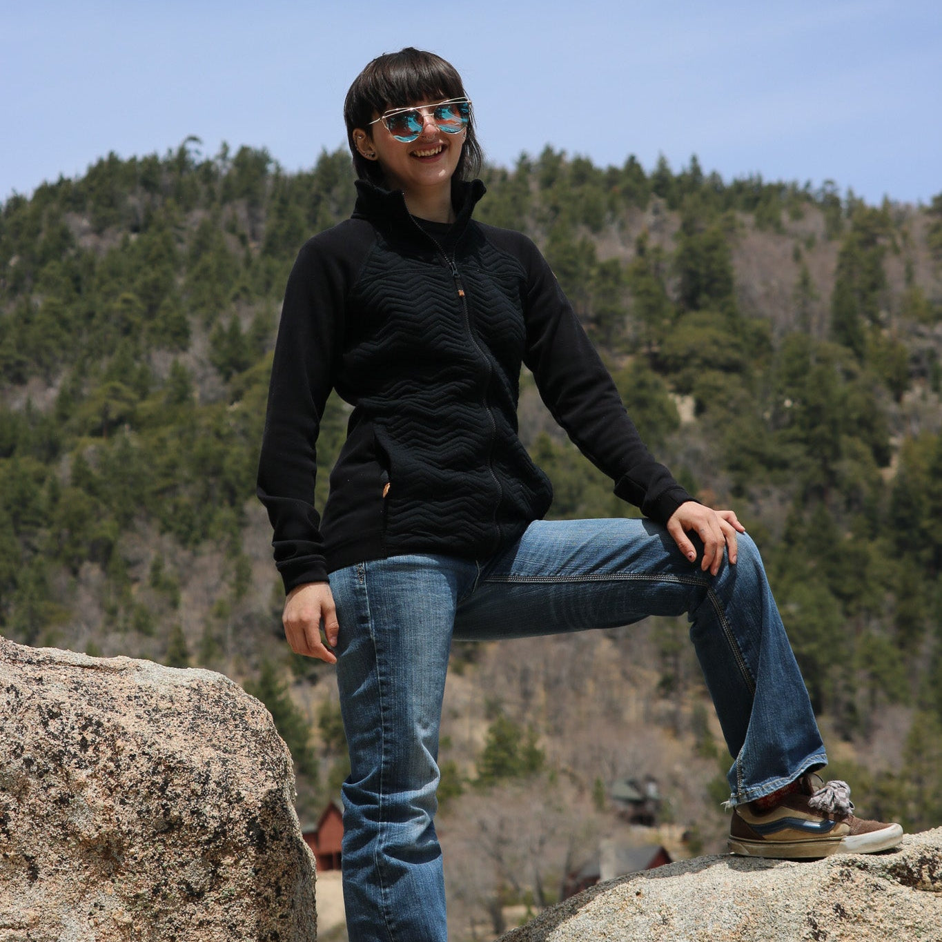 Vintage Roxy Black Sports Wear Jacket