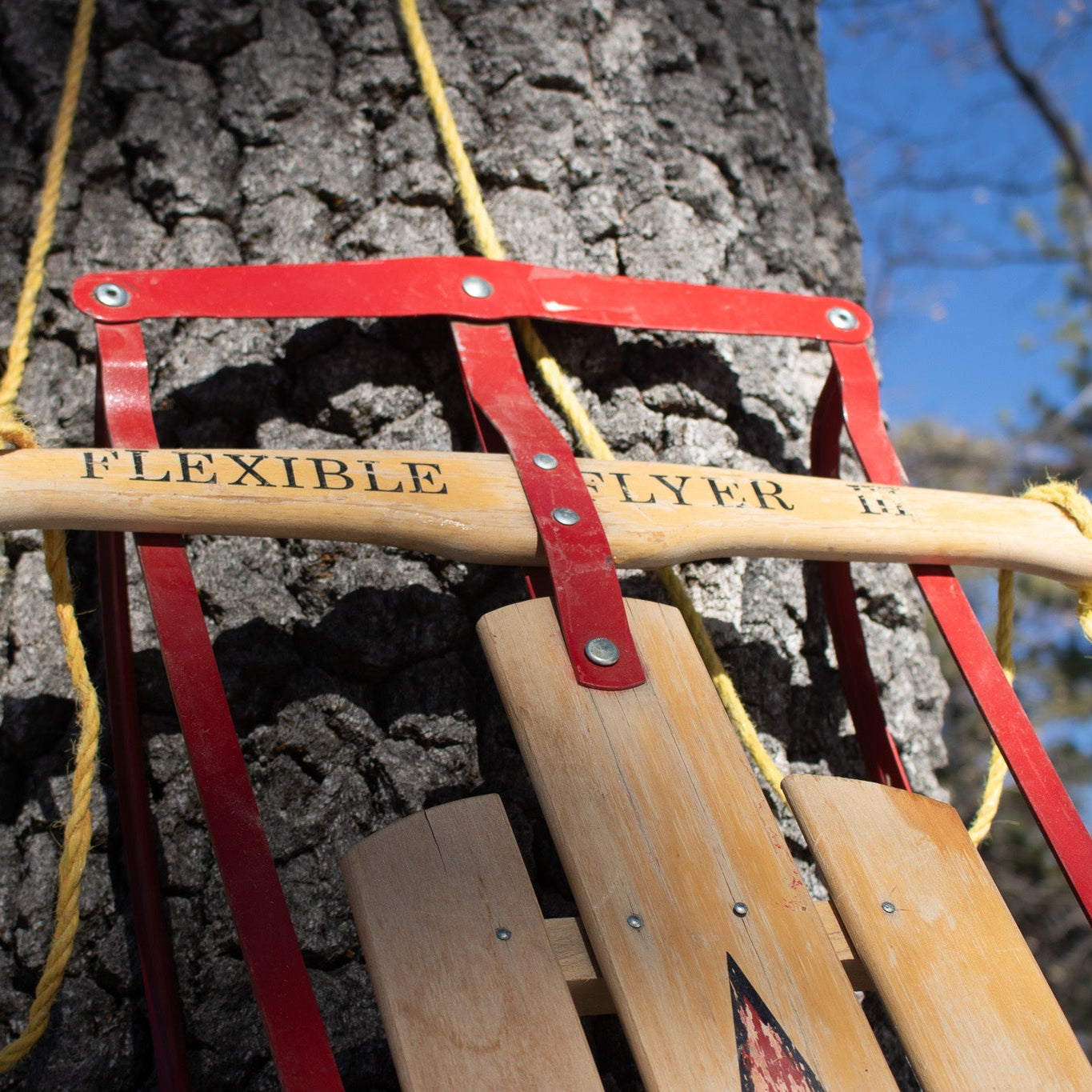 Flexible Flyer with Metal Runner Sled