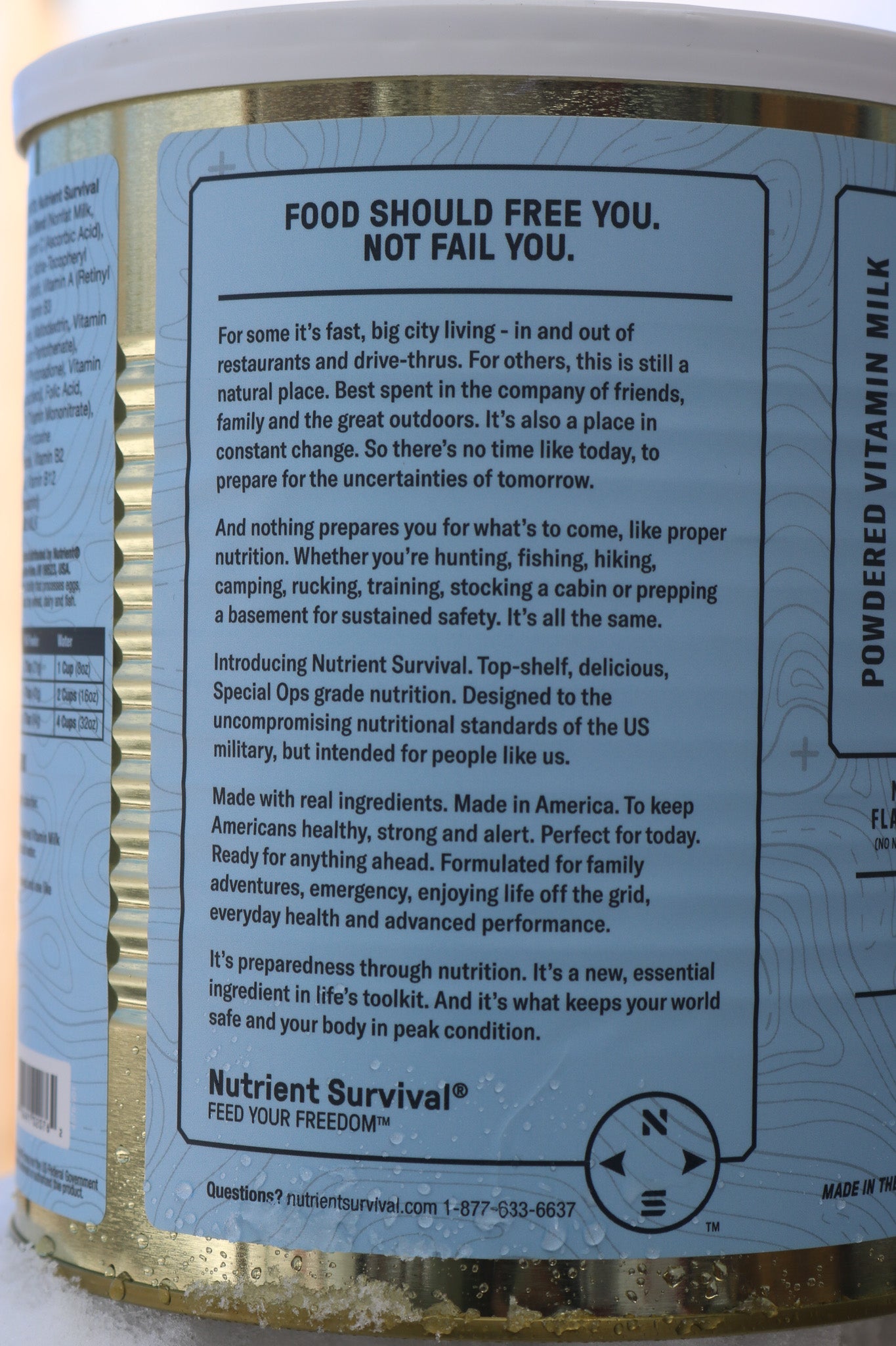 Nutrient Survival Powdered Vitamin Milk