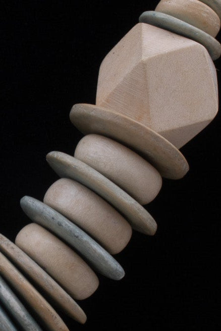 Beautiful Wood Beaded Necklace