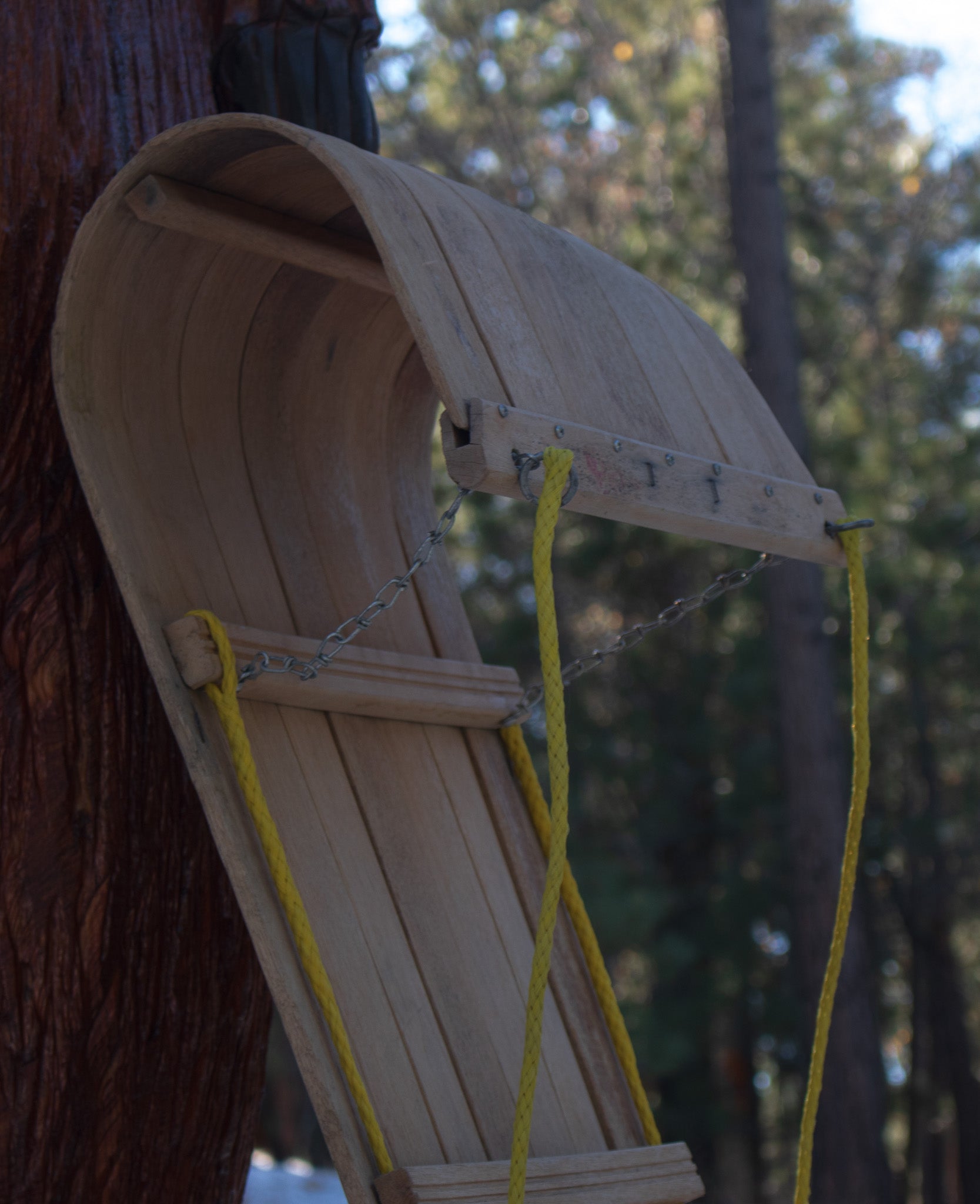 Wooden Antique Toboggan