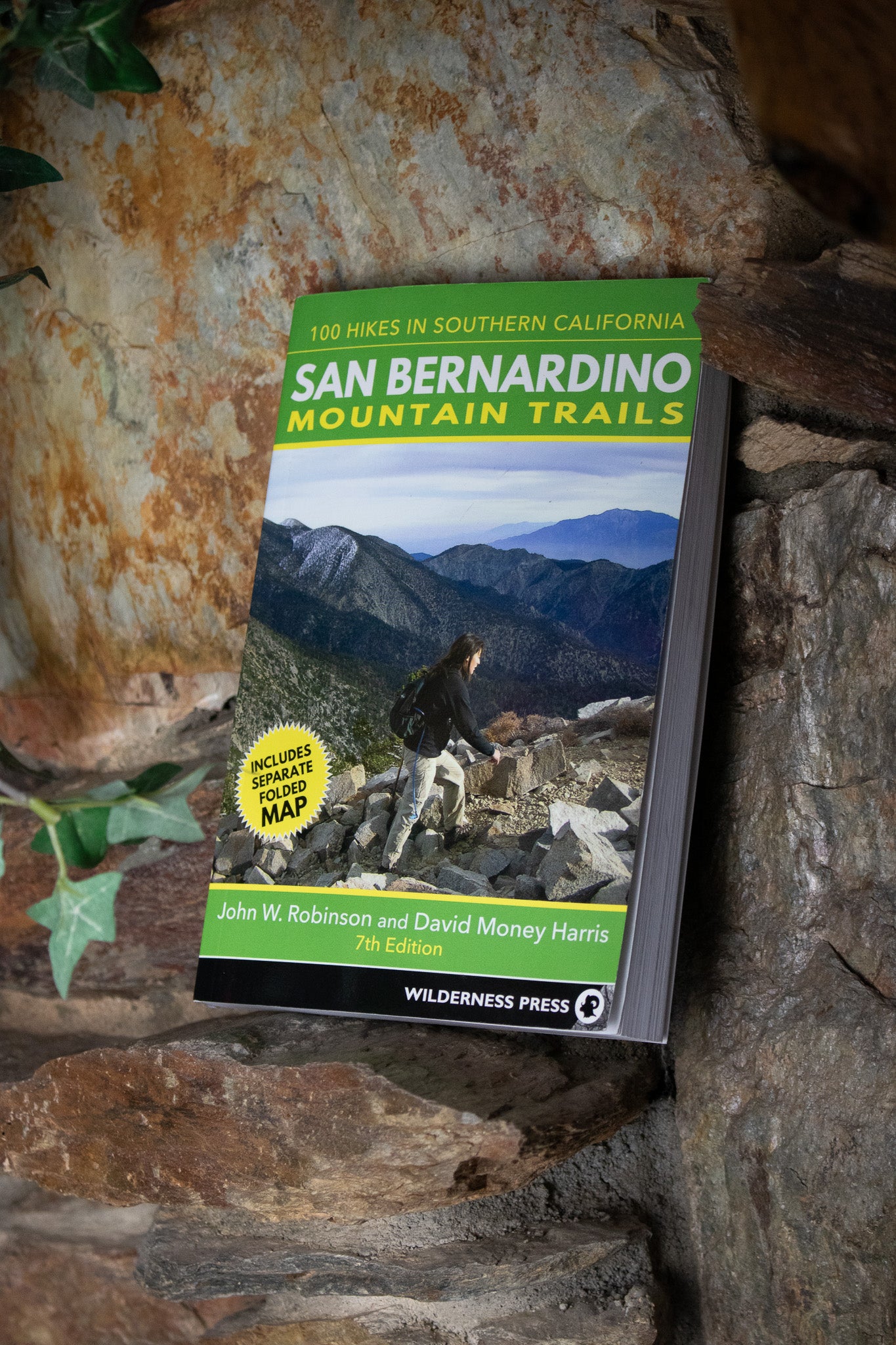 San Bernardino Mountain Trails: 100 Hikes in Southern California With Removable Folded Map By John Robinson & David Harris