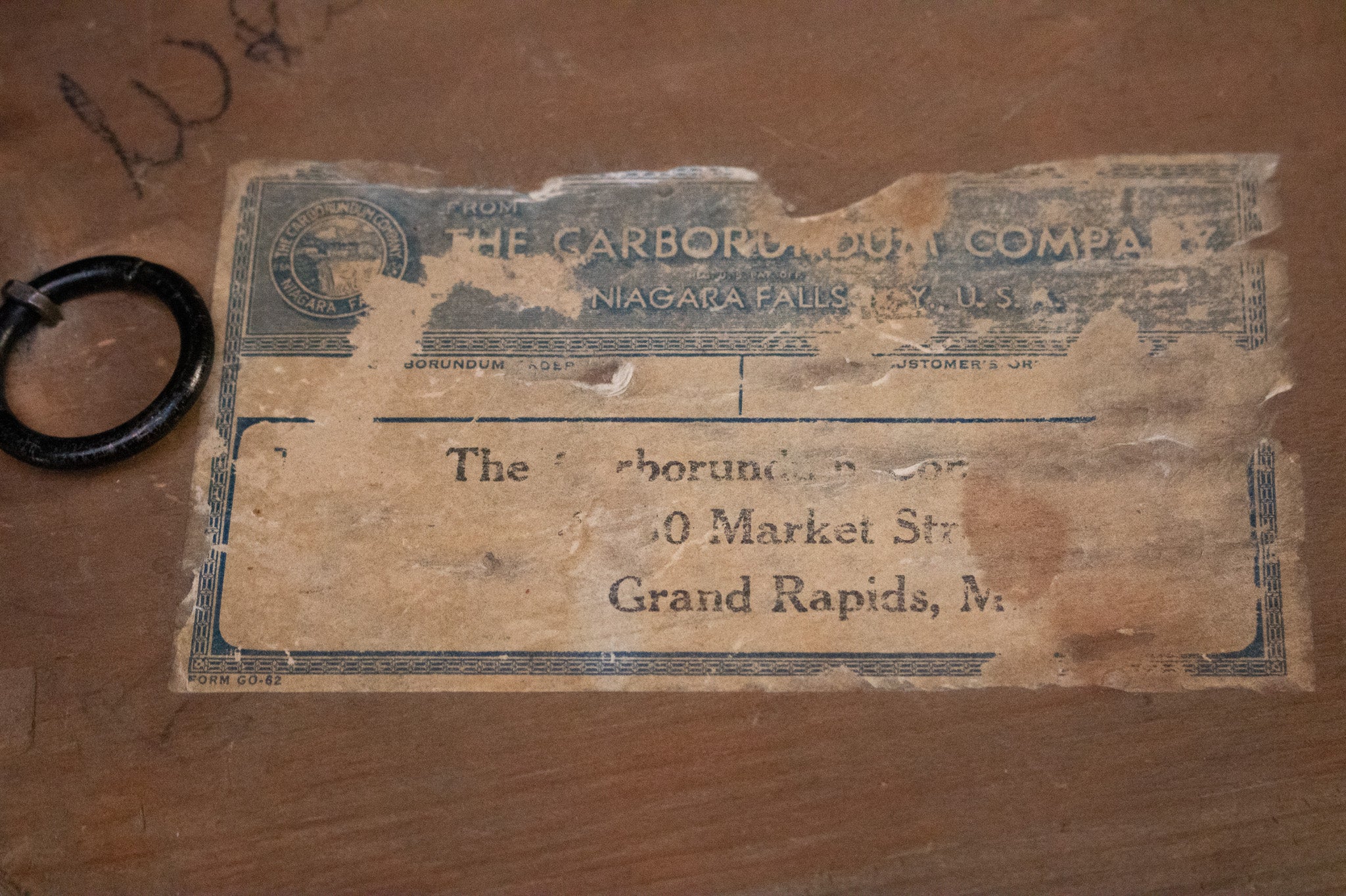 Vintage Sugar Box with Original Packing Label Stamp