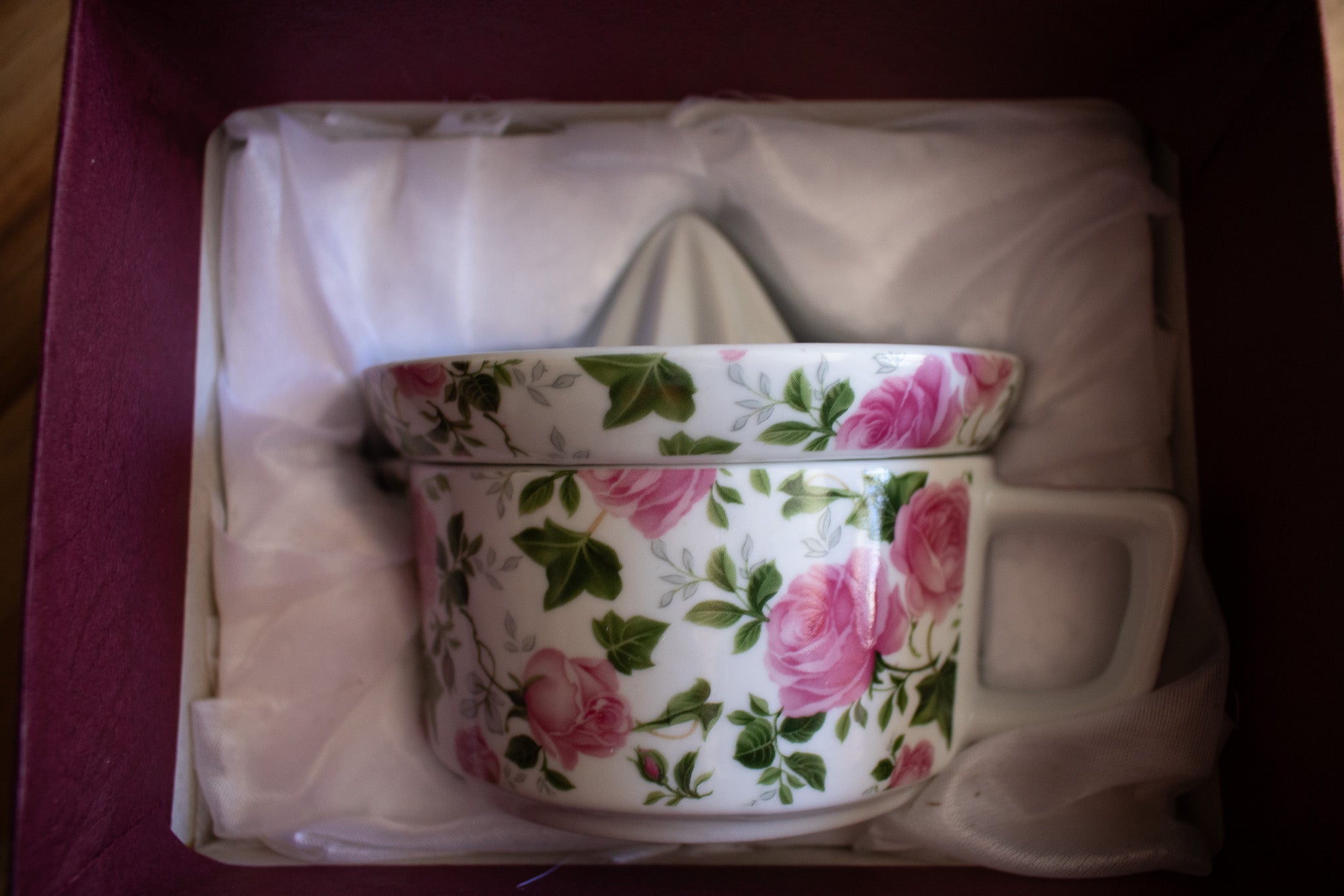 Victorian Trading Co. 2 Piece Collection Ceramic Lemon Lime Juicer with Original Storage Box