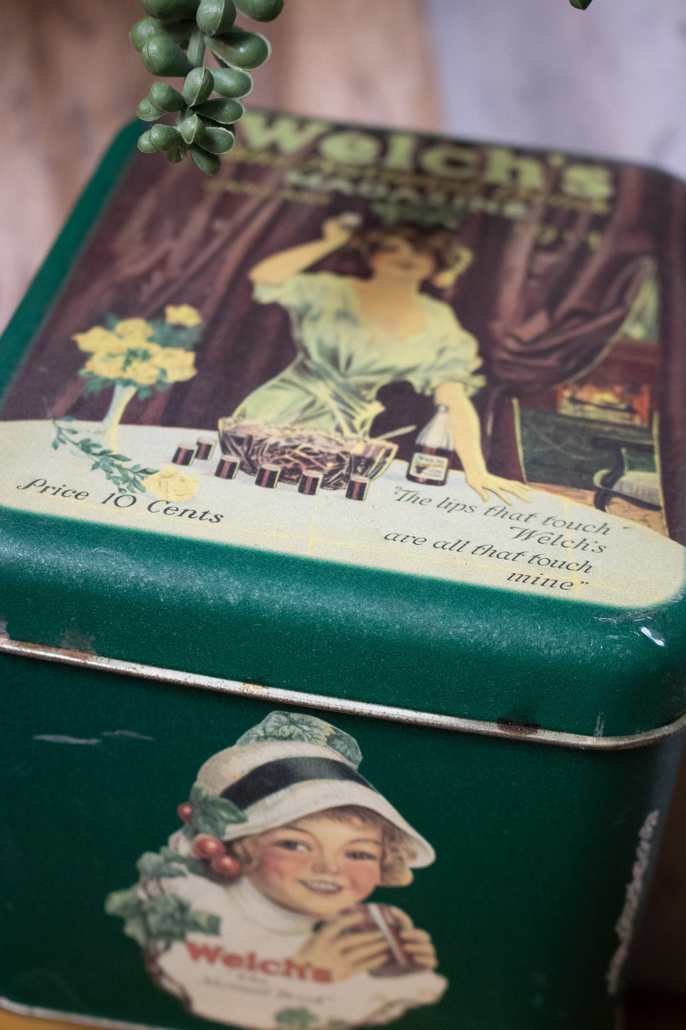 Welch's Antique National Drink Magazine Tin