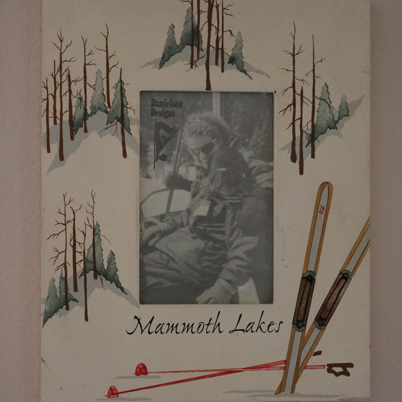 Wooden Rustic Danielson Designs Mammoth Lakes 5 1/2" x 3 1/2" Picture Frame