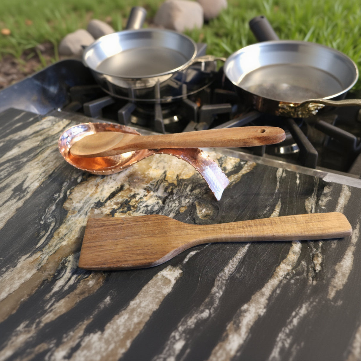 Acacia Tools - Wooden Turner and Wooden Spoon