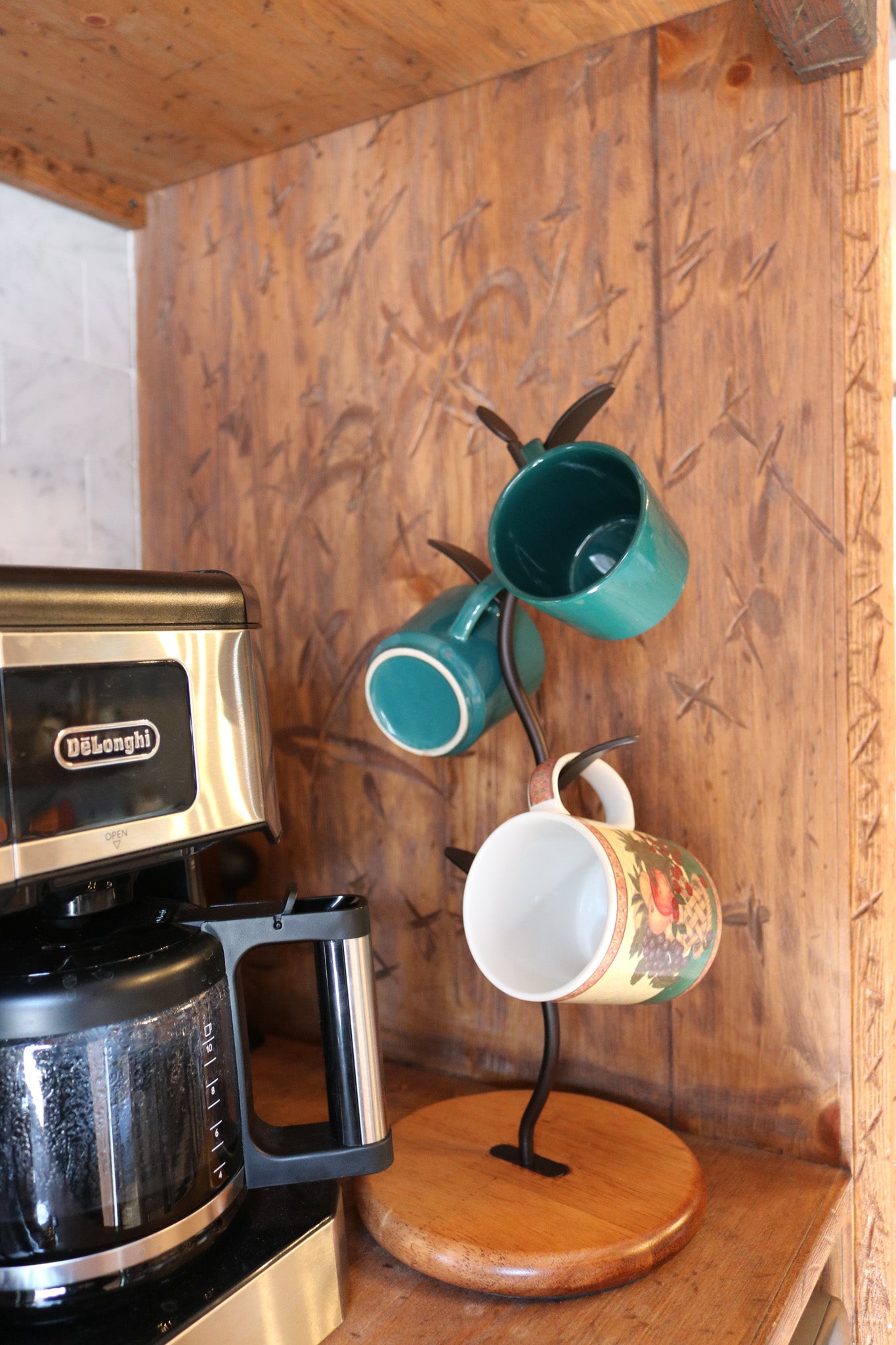 ALLCENER Mug Holder Stand – Stylish Coffee & Tea Cup Storage Rack for Countertop