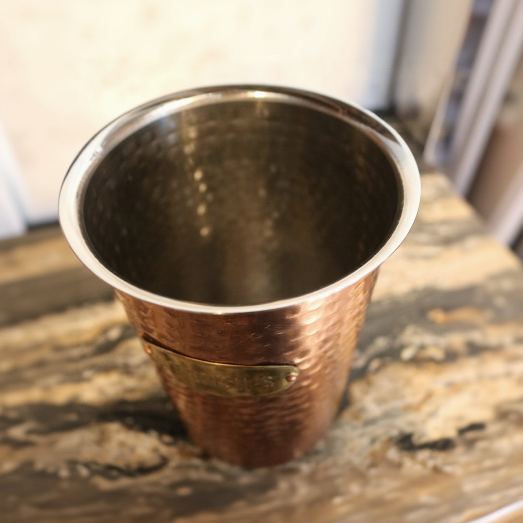 Mud Pie Copper Kitchen Utensil Caddy