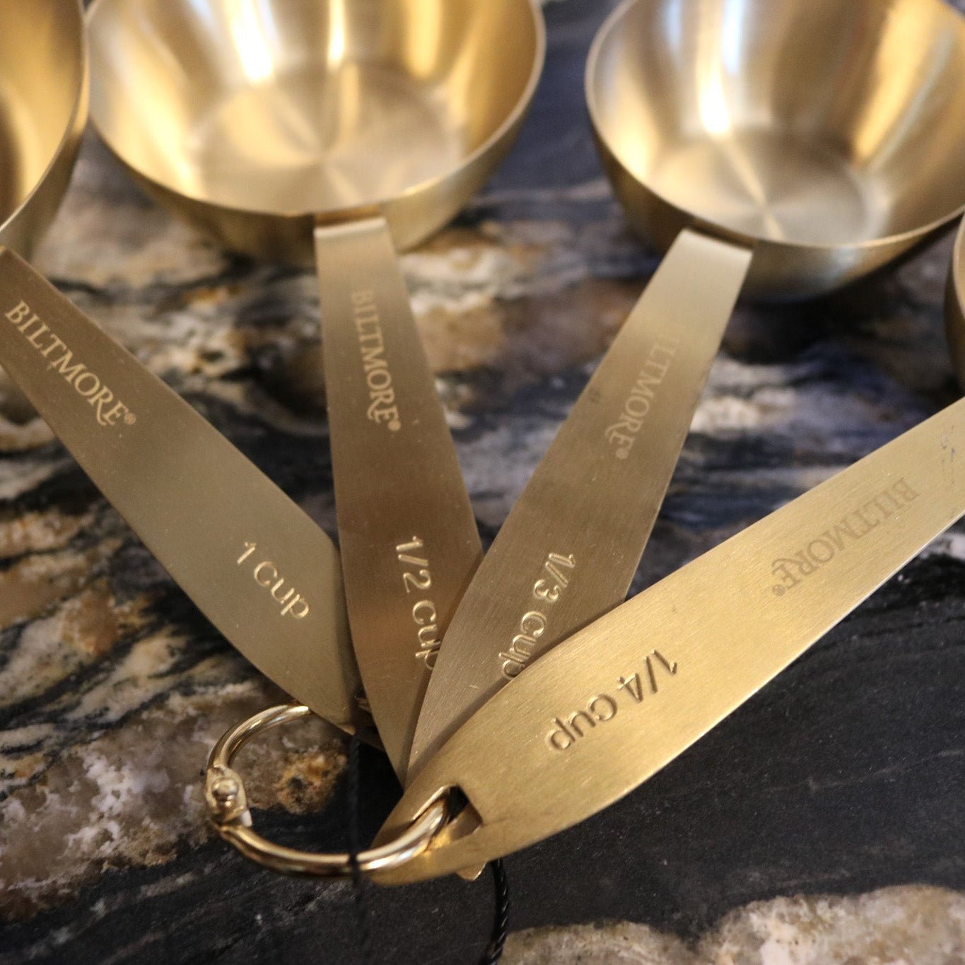 Biltmore 4 Piece Set Gold Plated Measuring Cup