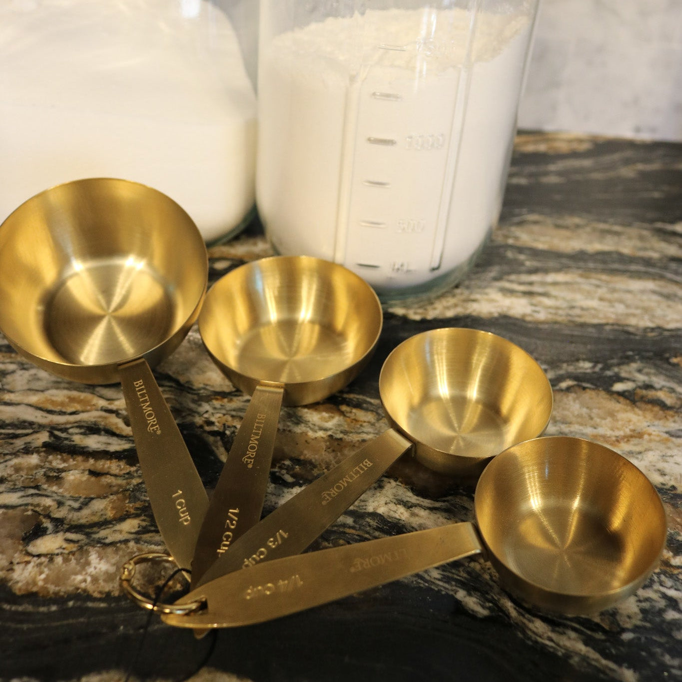 Biltmore 4 Piece Set Gold Plated Measuring Cup