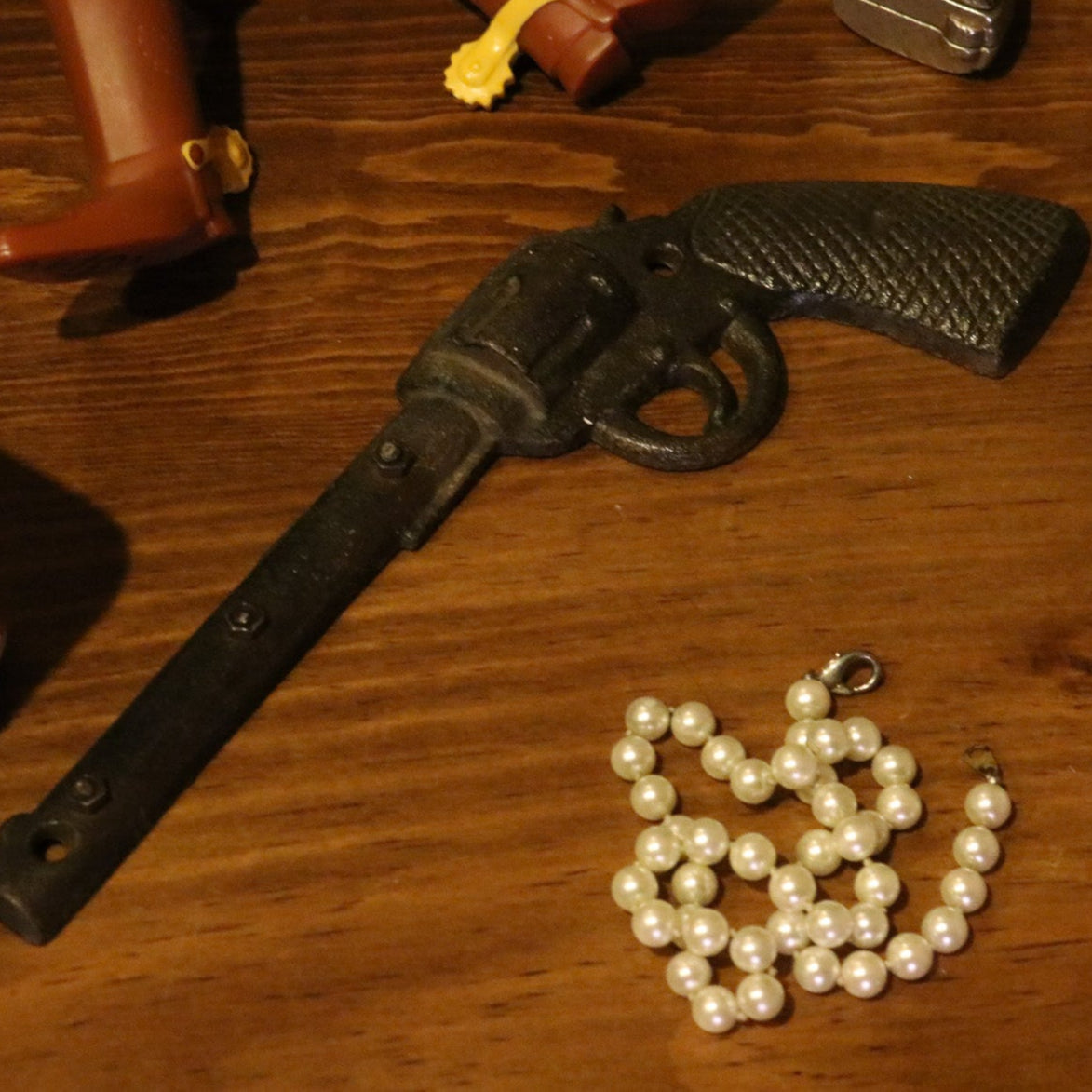 Die Cast Metal Western Display Pistol Gun