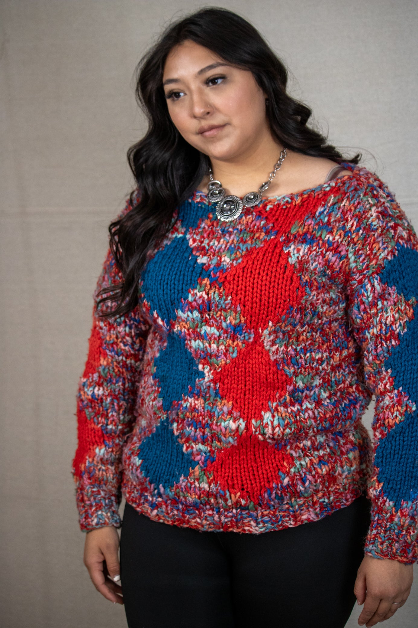 Handmade Chunky Knitted Cardigan Sweater