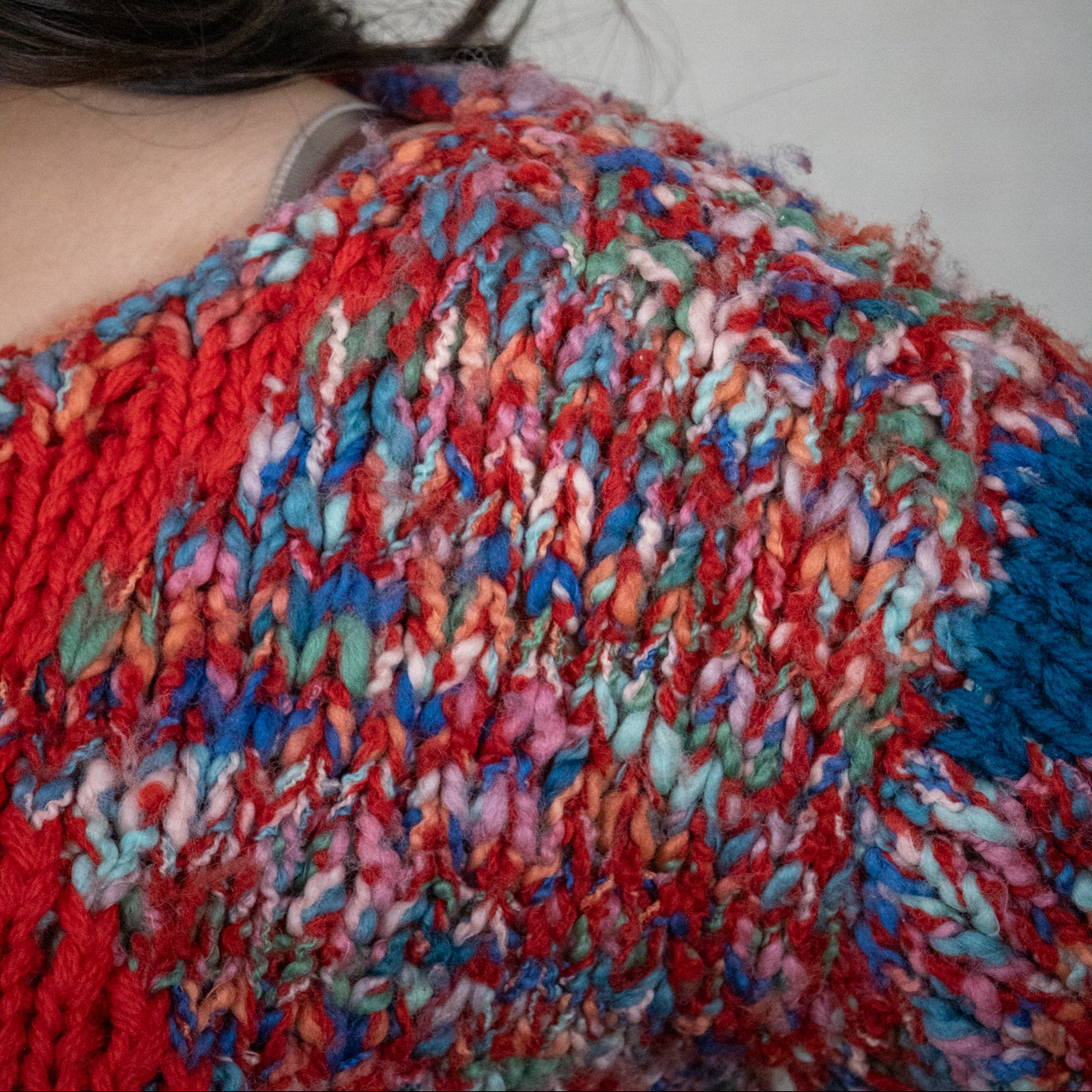 Handmade Chunky Knitted Cardigan Sweater