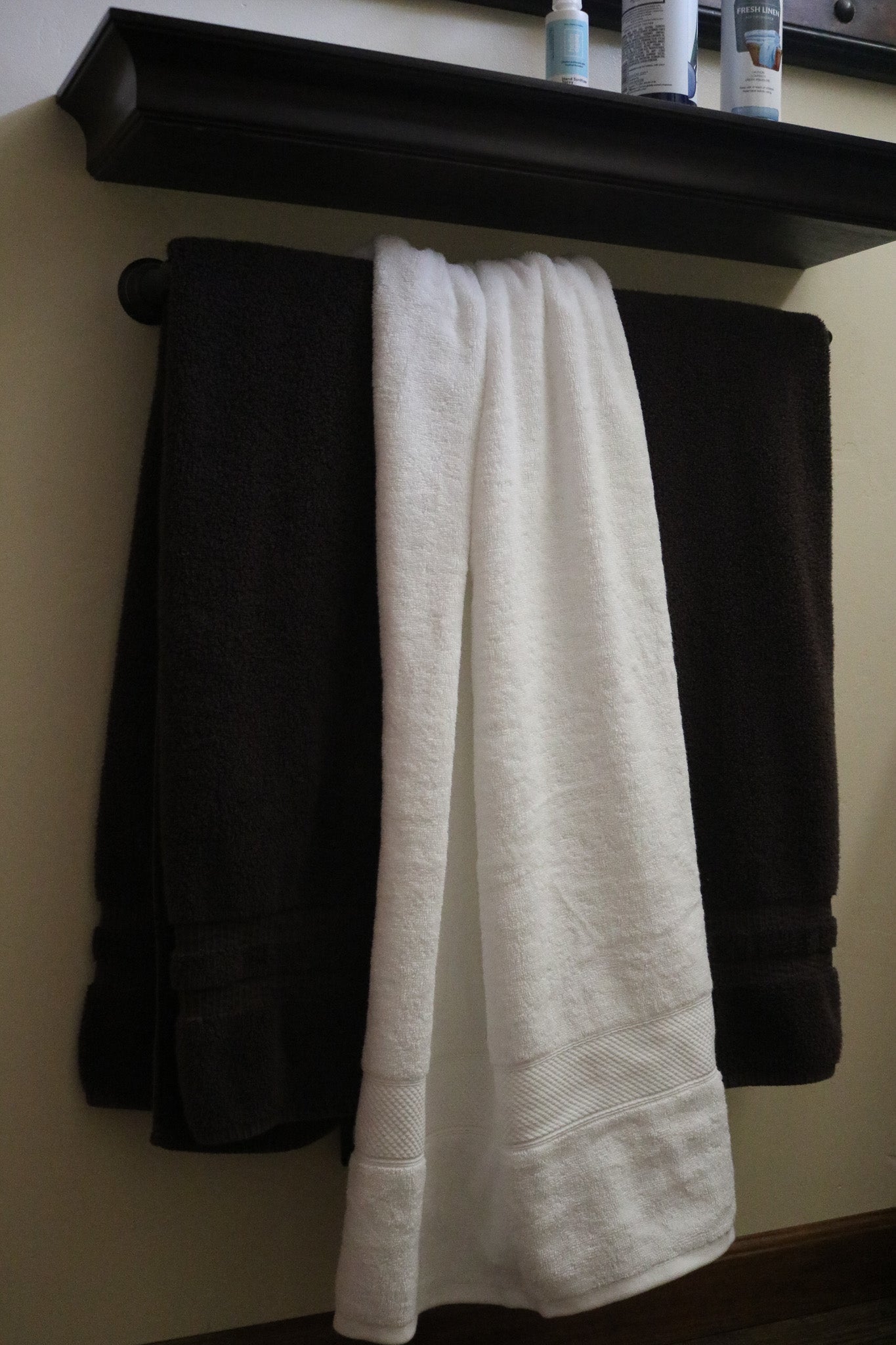 SOHO Living 100% Cotton White Bath Towel