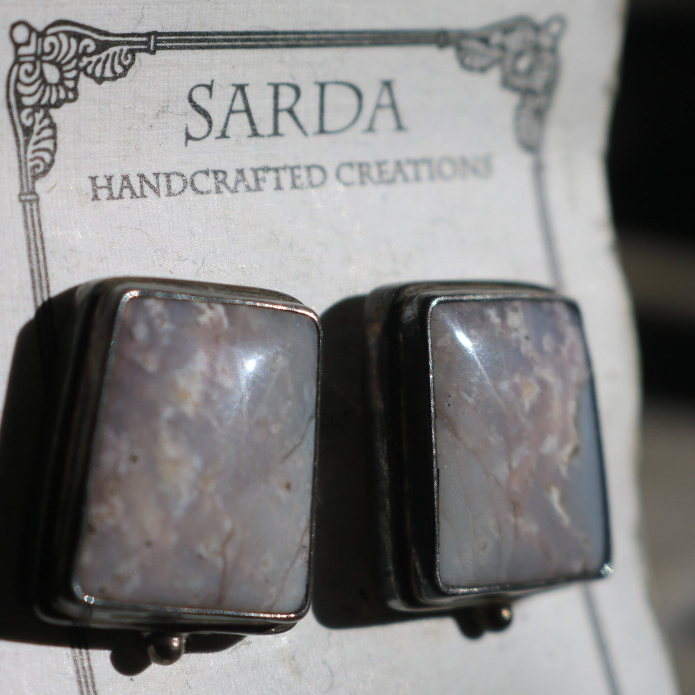 Sarda Flower Aaget Stud Earrings