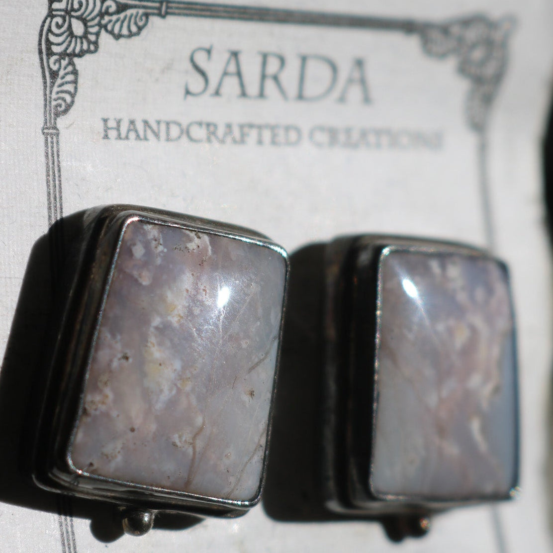 Sarda Flower Aaget Stud Earrings