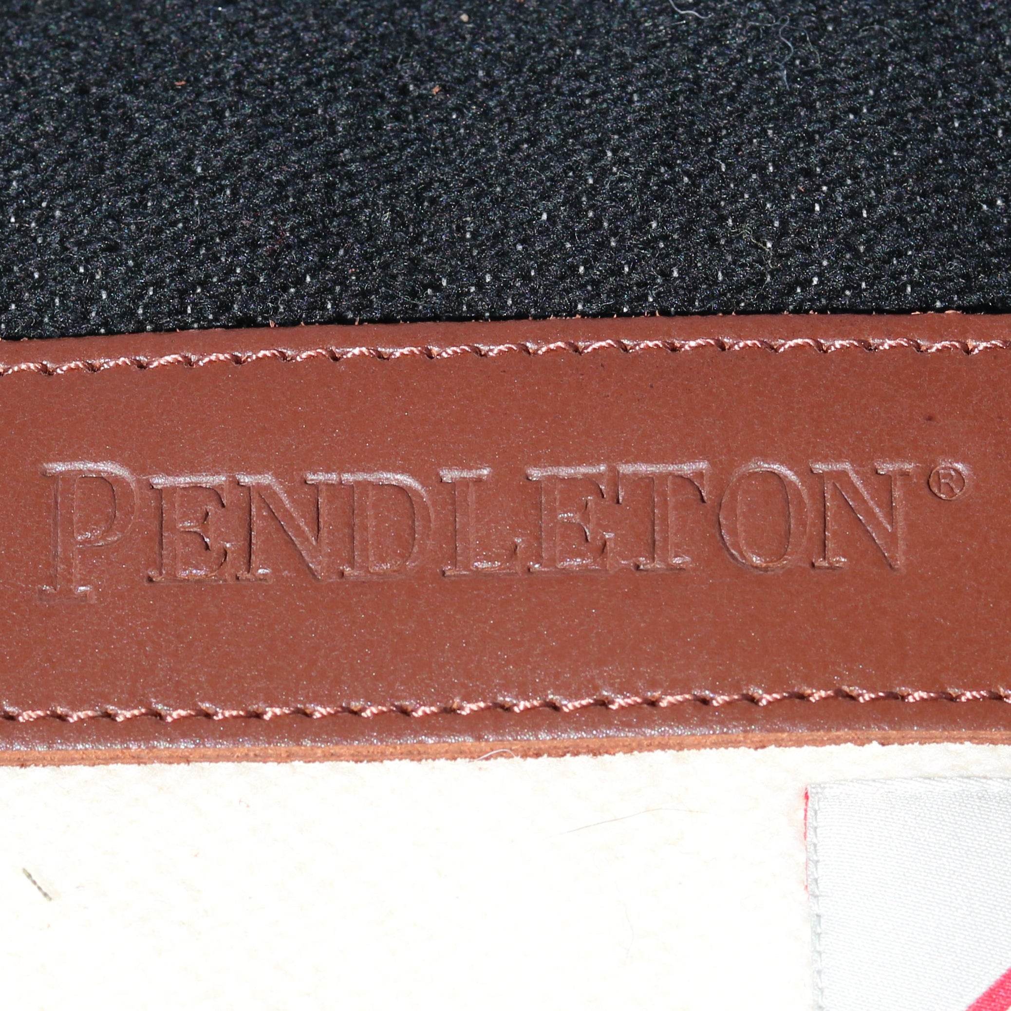 Pendleton National Park Throw Blanket with Leather Strap Acadia Classic Multi Color Stripes