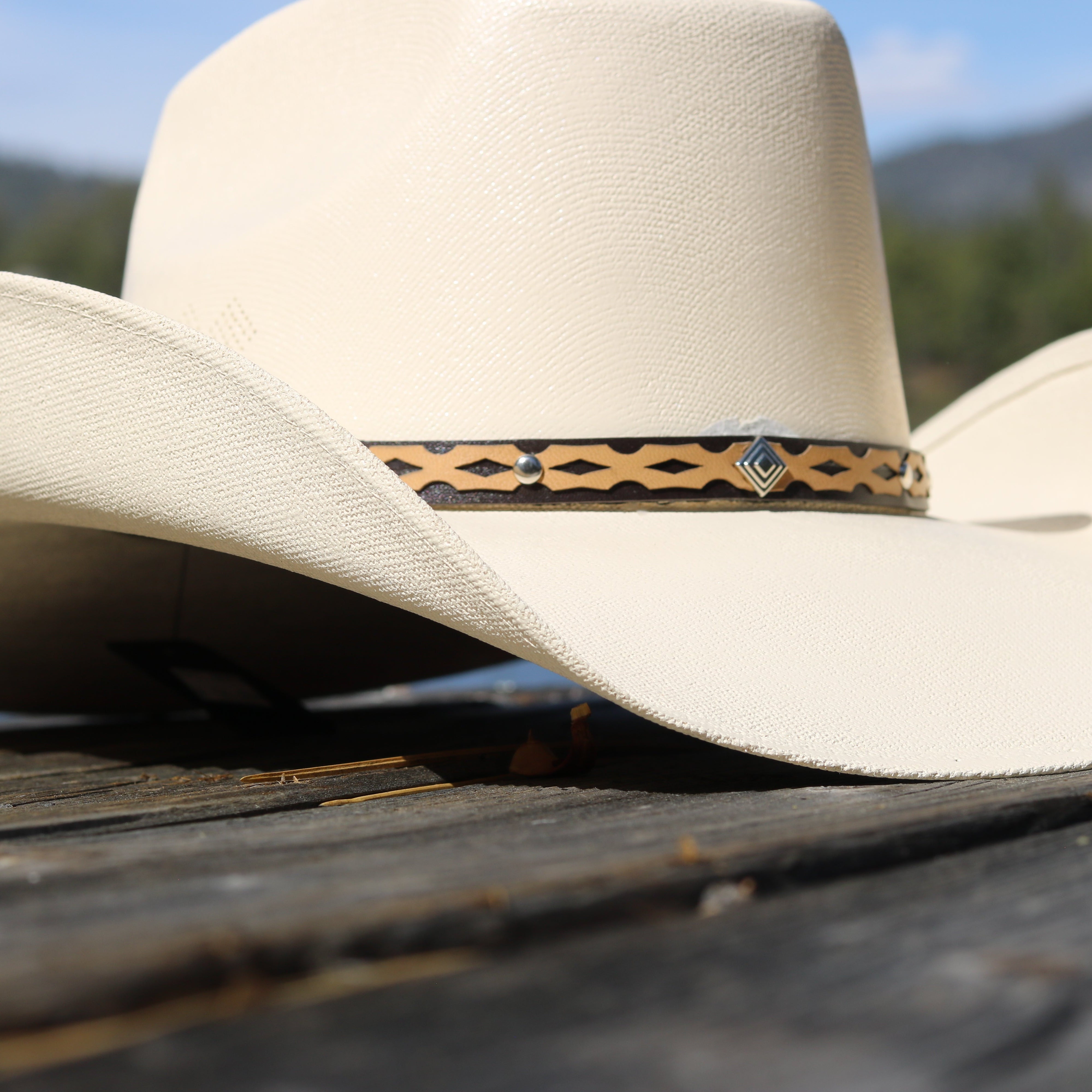 Off-White Cowboy Hat Made in Mexico