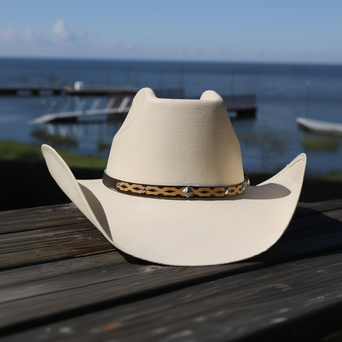 Off-White Cowboy Hat Made in Mexico