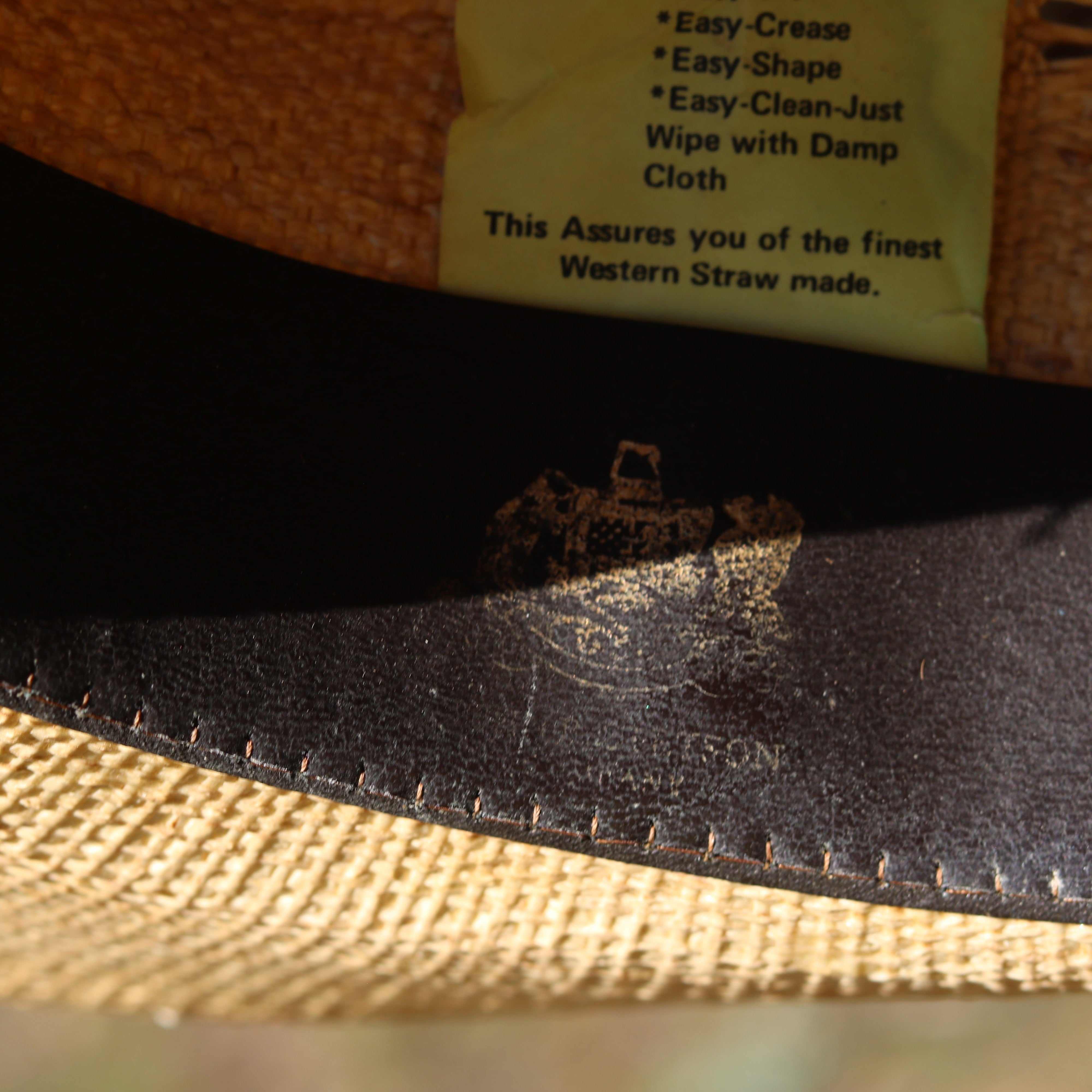 Vintage Stetson Roadrunner Straw Cowboy Hat – Bryant Finish – Size 7 – Western Summer Hat