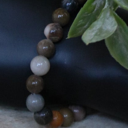 Jasper Stone Bead Stretchy Bracelet