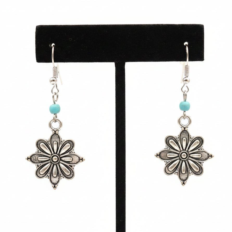 Blossom Flower Dangling Earrings