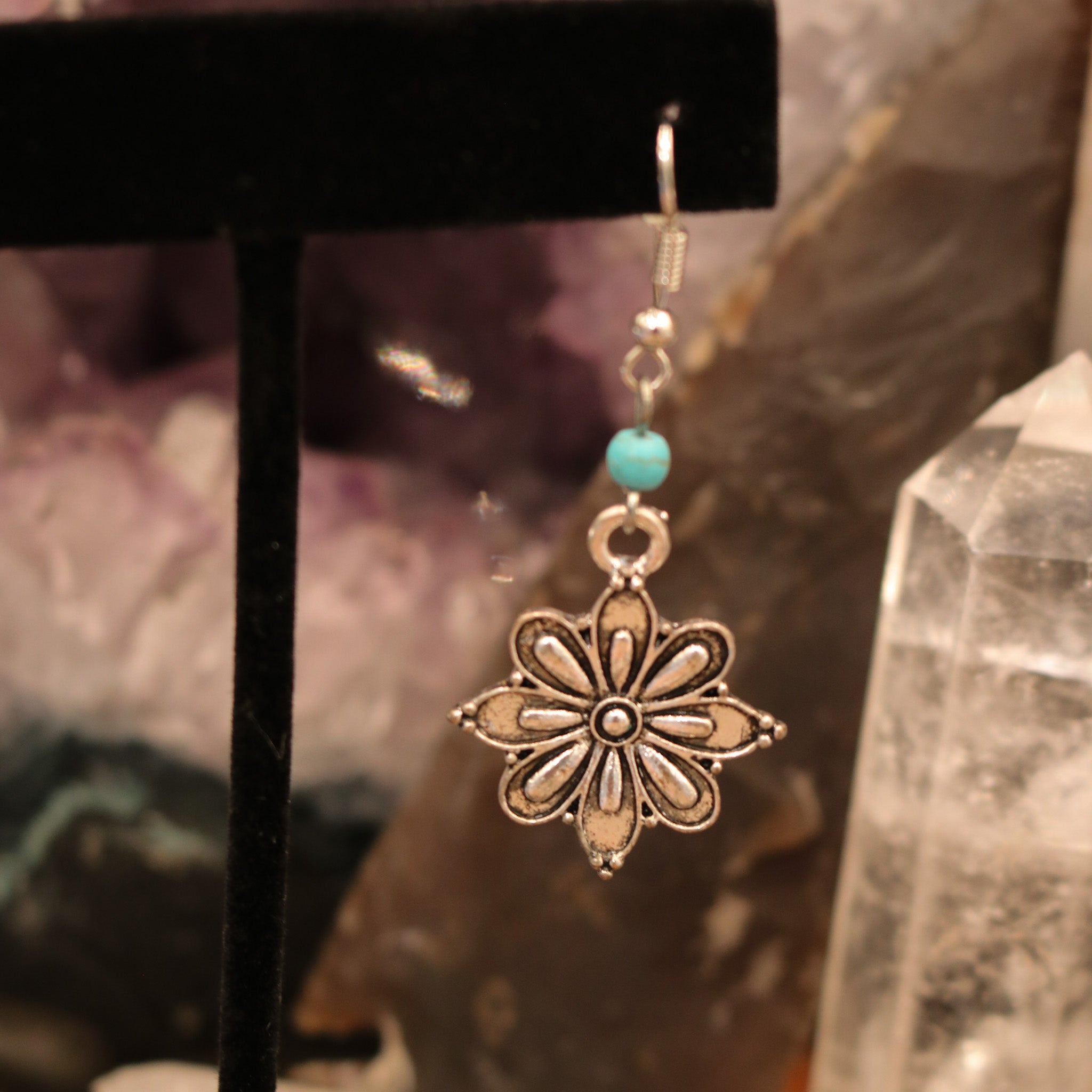 Blossom Flower Dangling Earrings