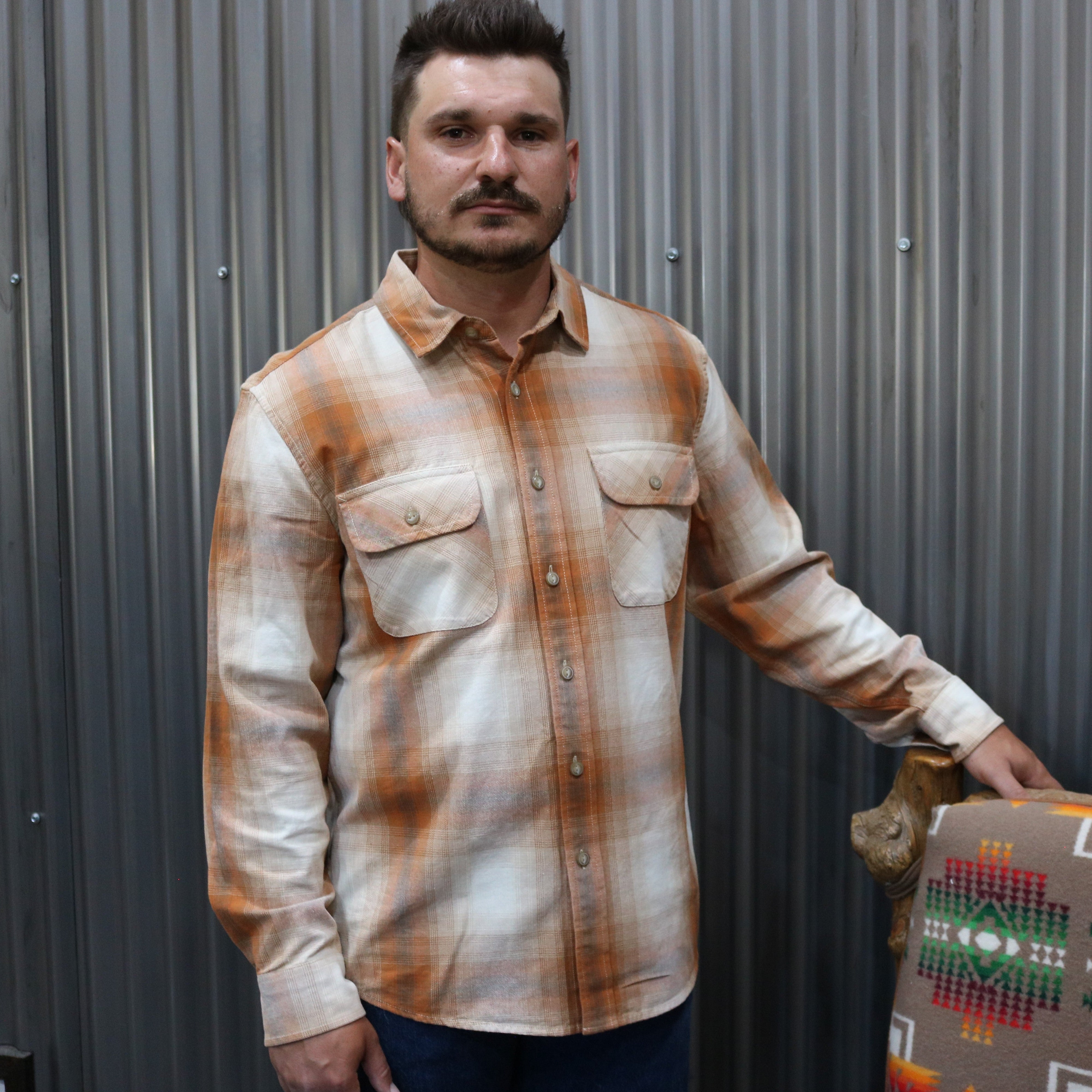 Pendleton Beach Shack Plaid Button-up Shirt
