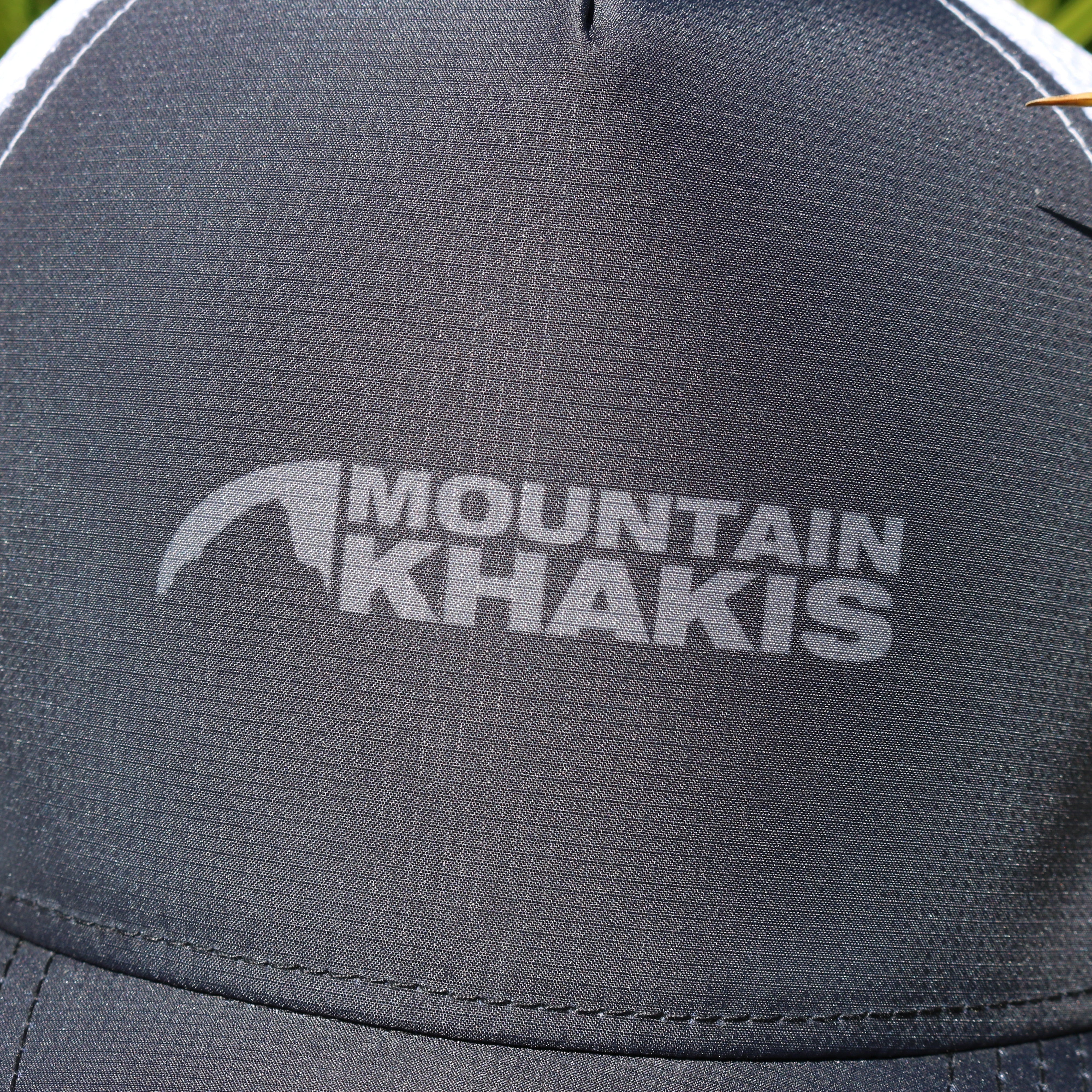 Mountain Khakis Trucker Hat – NEW – Adjustable Snapback – Black/White Mesh Outdoor Cap