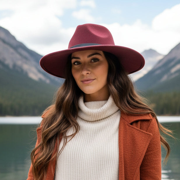 House Of Harlow 100% Wool Cowboy Hat