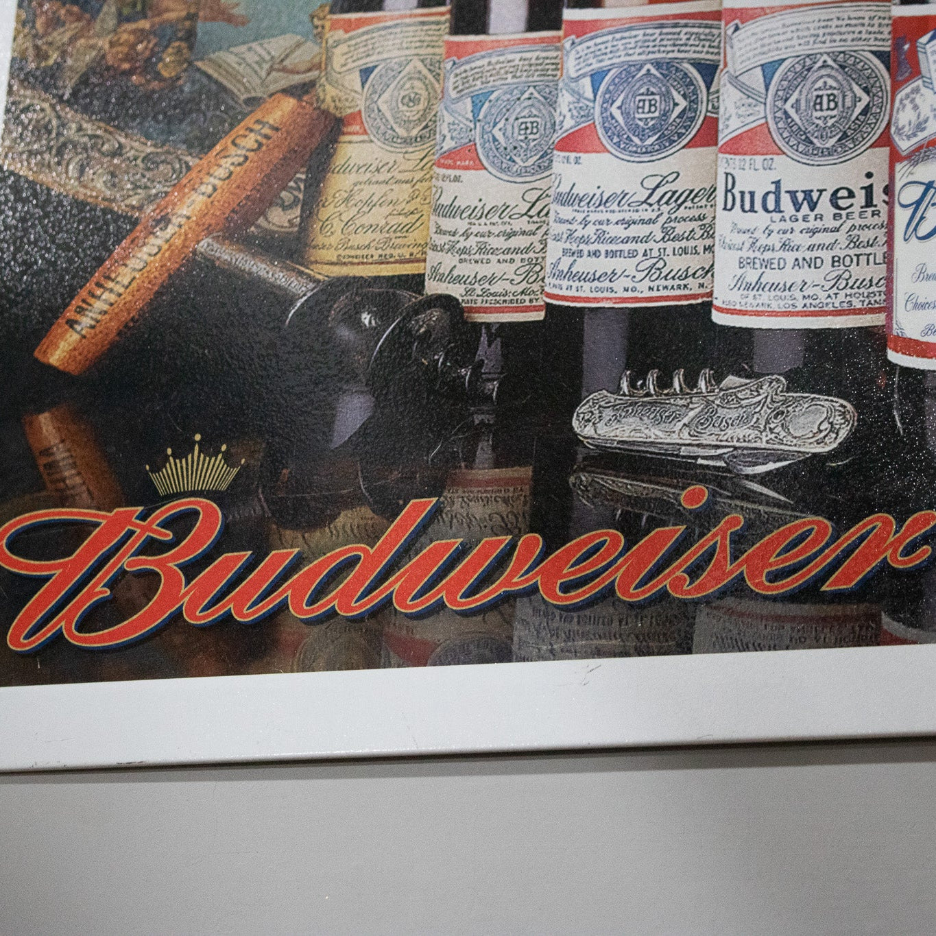 Budweiser Advertisement Tin