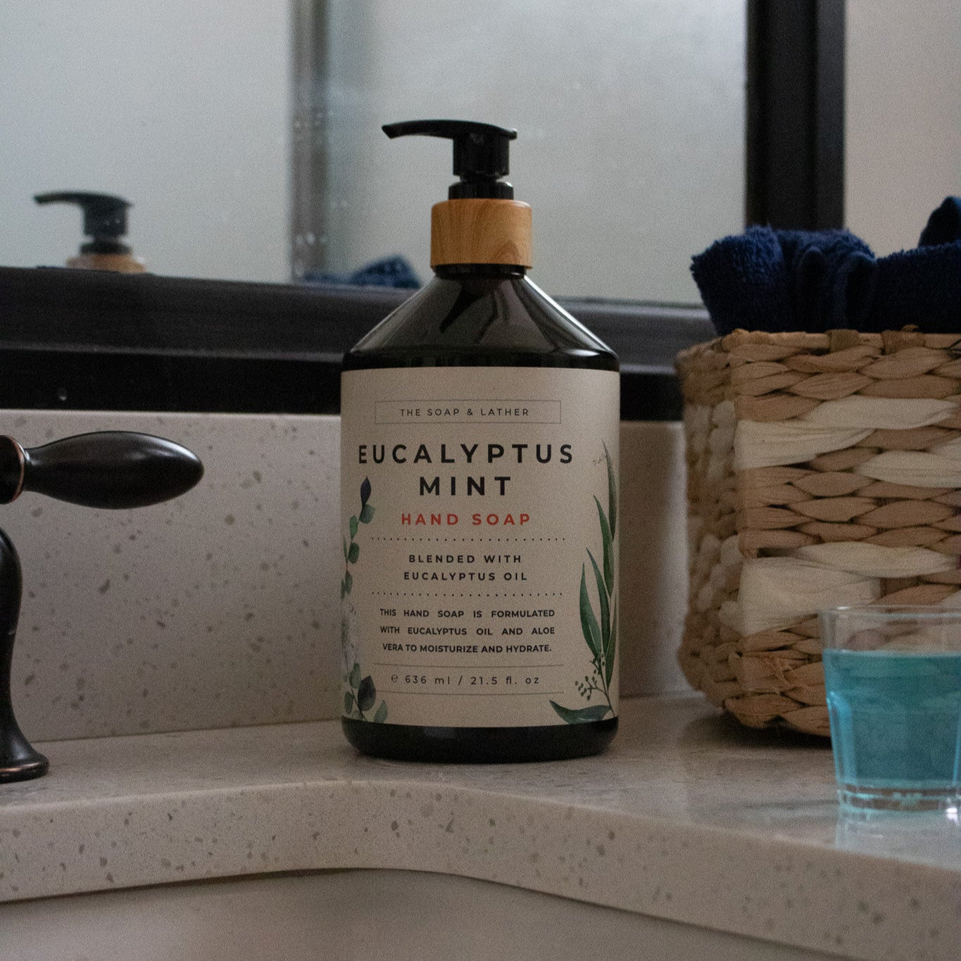 The Soap & Lather Eucalyptus Mint Hand Soap