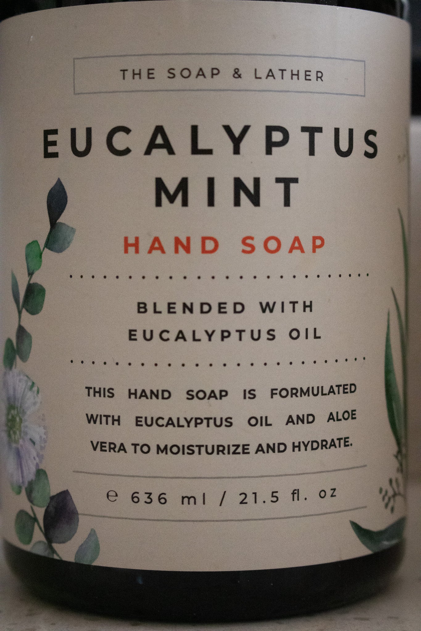 The Soap & Lather Eucalyptus Mint Hand Soap