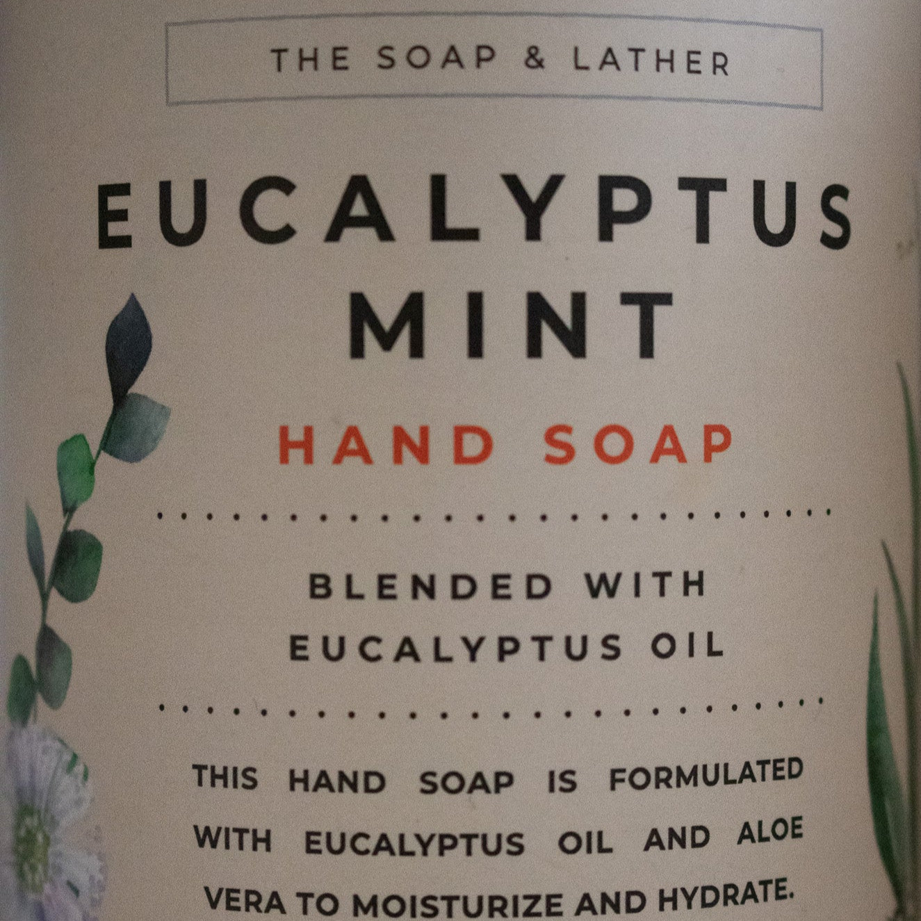 The Soap & Lather Eucalyptus Mint Hand Soap