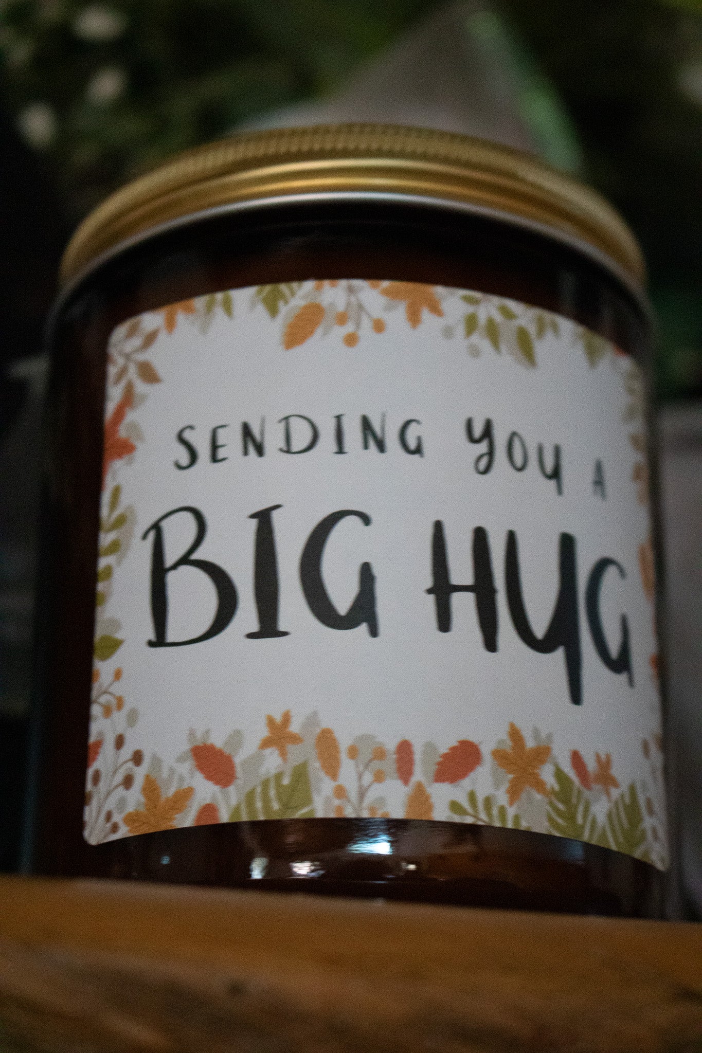 Enjoy the Good Times "Sending You a Big Hug" Lavender Candle