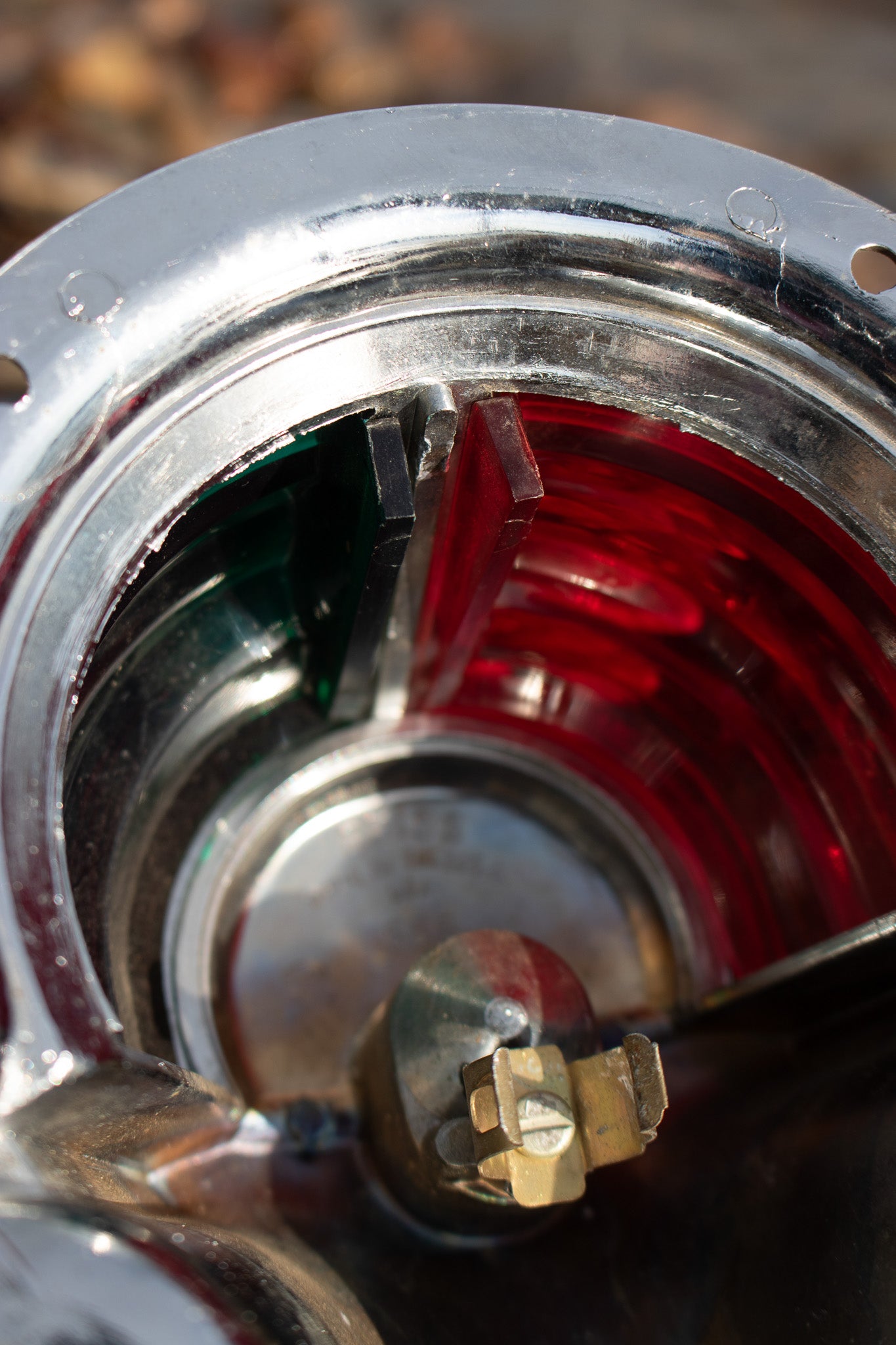 Chrome-plated Marine Boat Navigation Light Cover