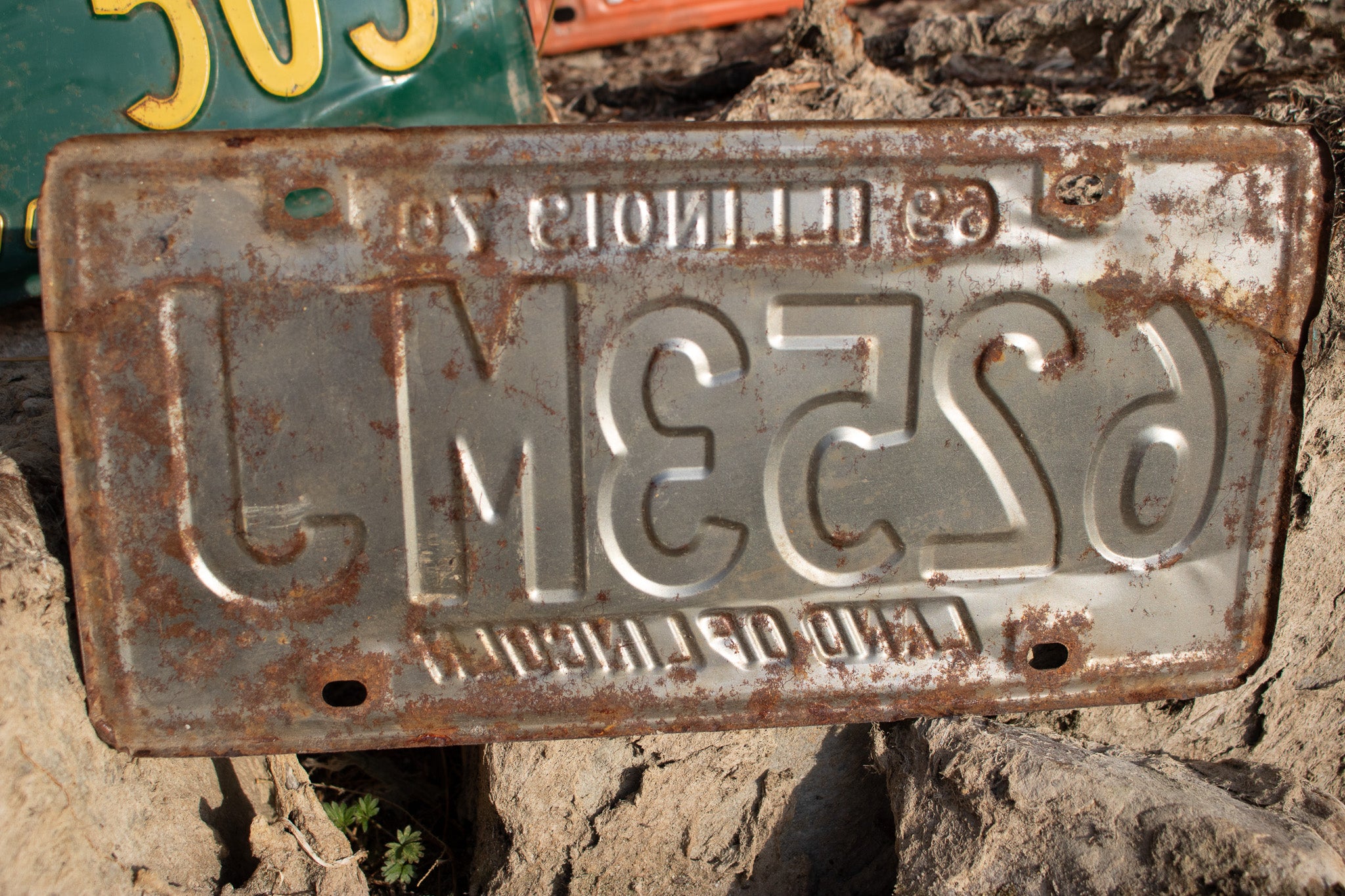 69 Illinois 70 Land of Lincoln License Plate