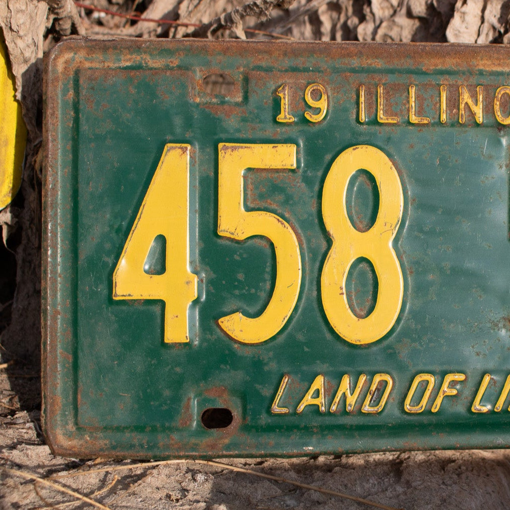 1963 Illinois Land of Lincoln License Plate