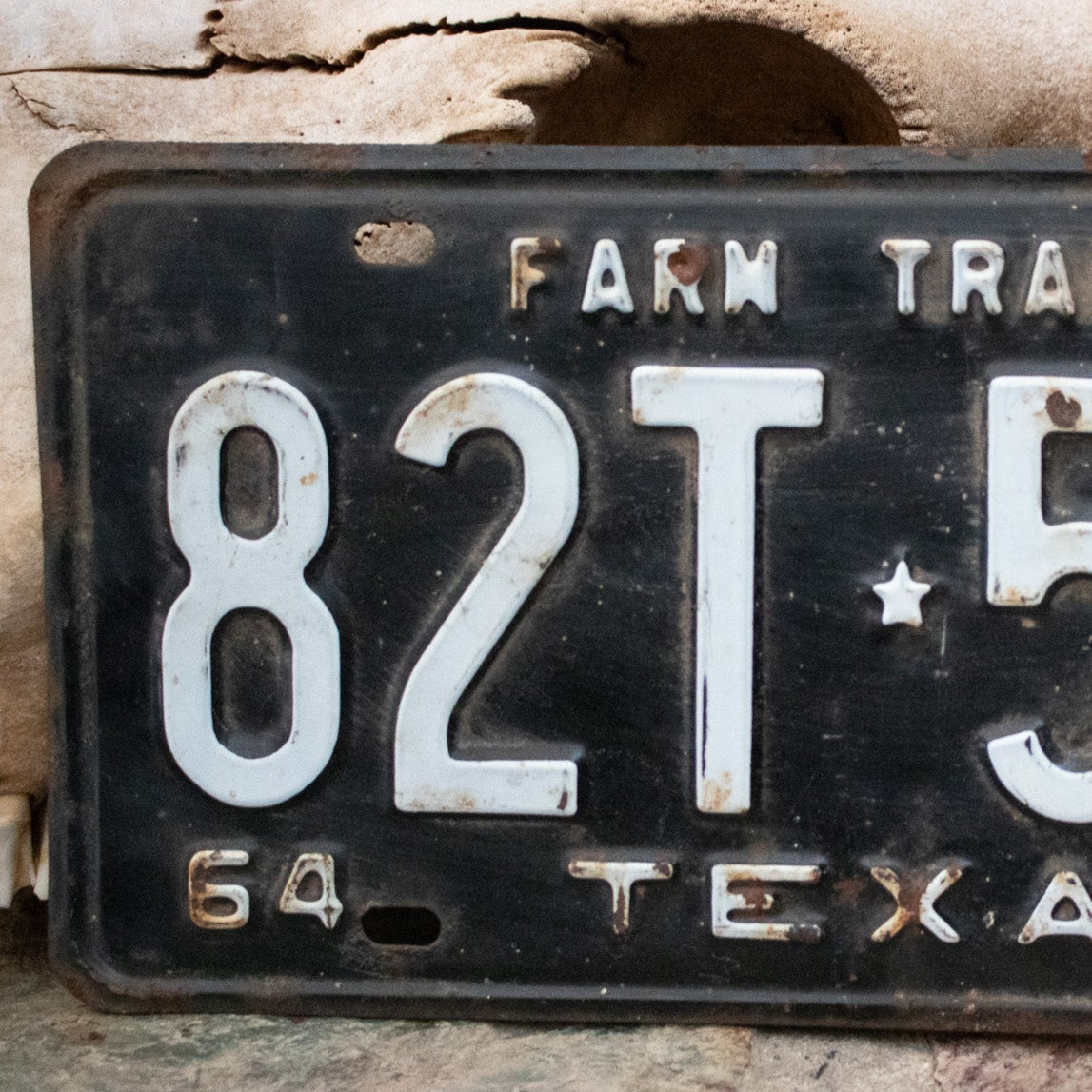 Farm trailer 64' Texas License Plate