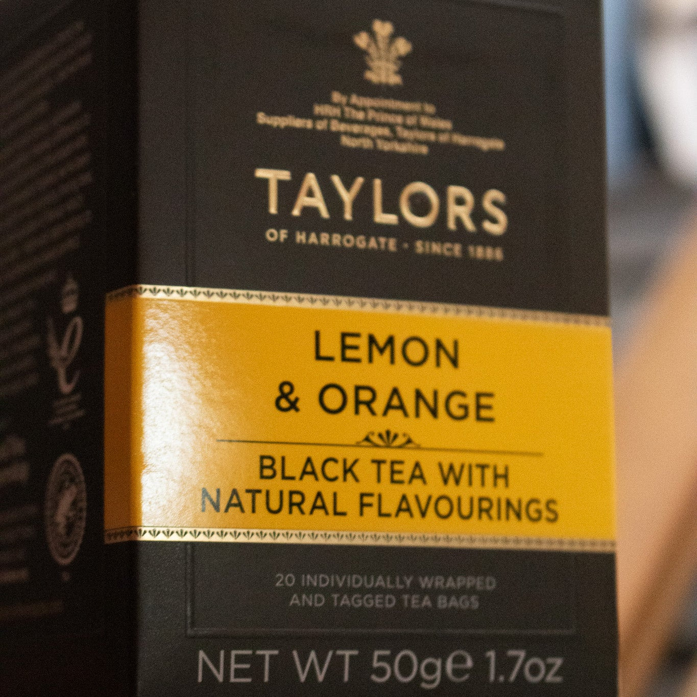 Taylors of Harrogate Black Tea 20 Individually Tagged and Wrapped Bags