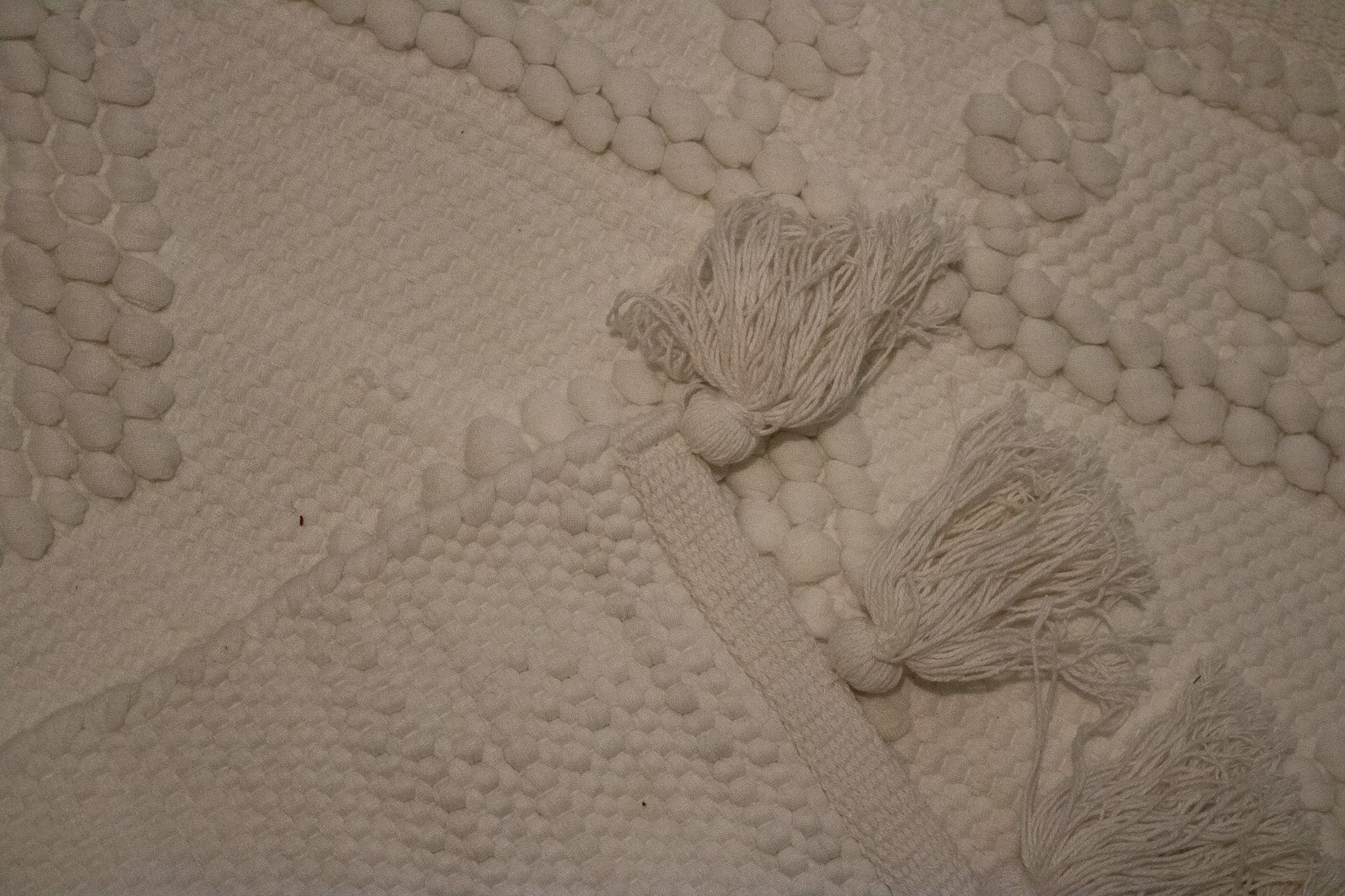 Nautica Home Handwoven White Area Rug