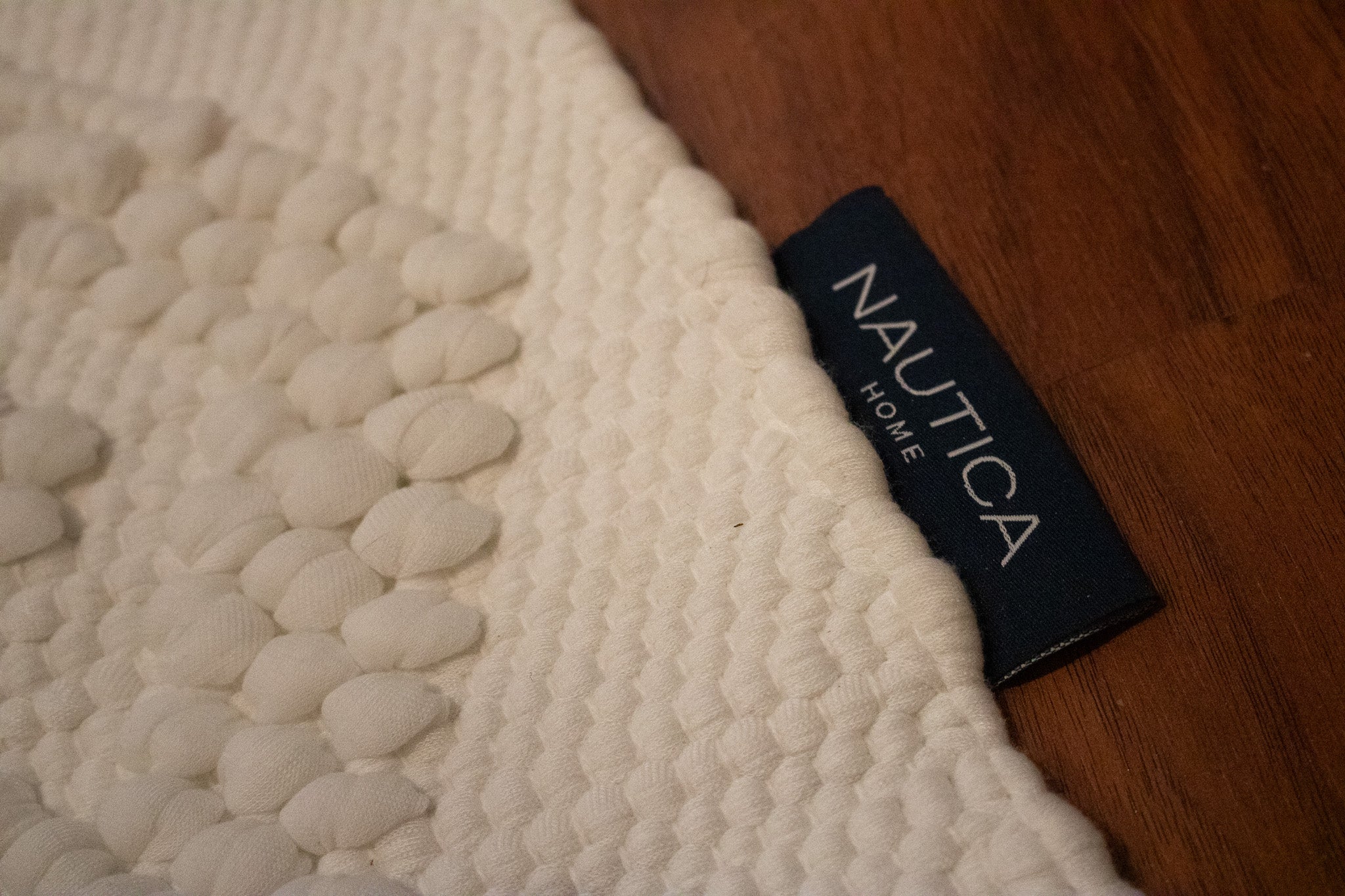 Nautica Home Handwoven White Area Rug