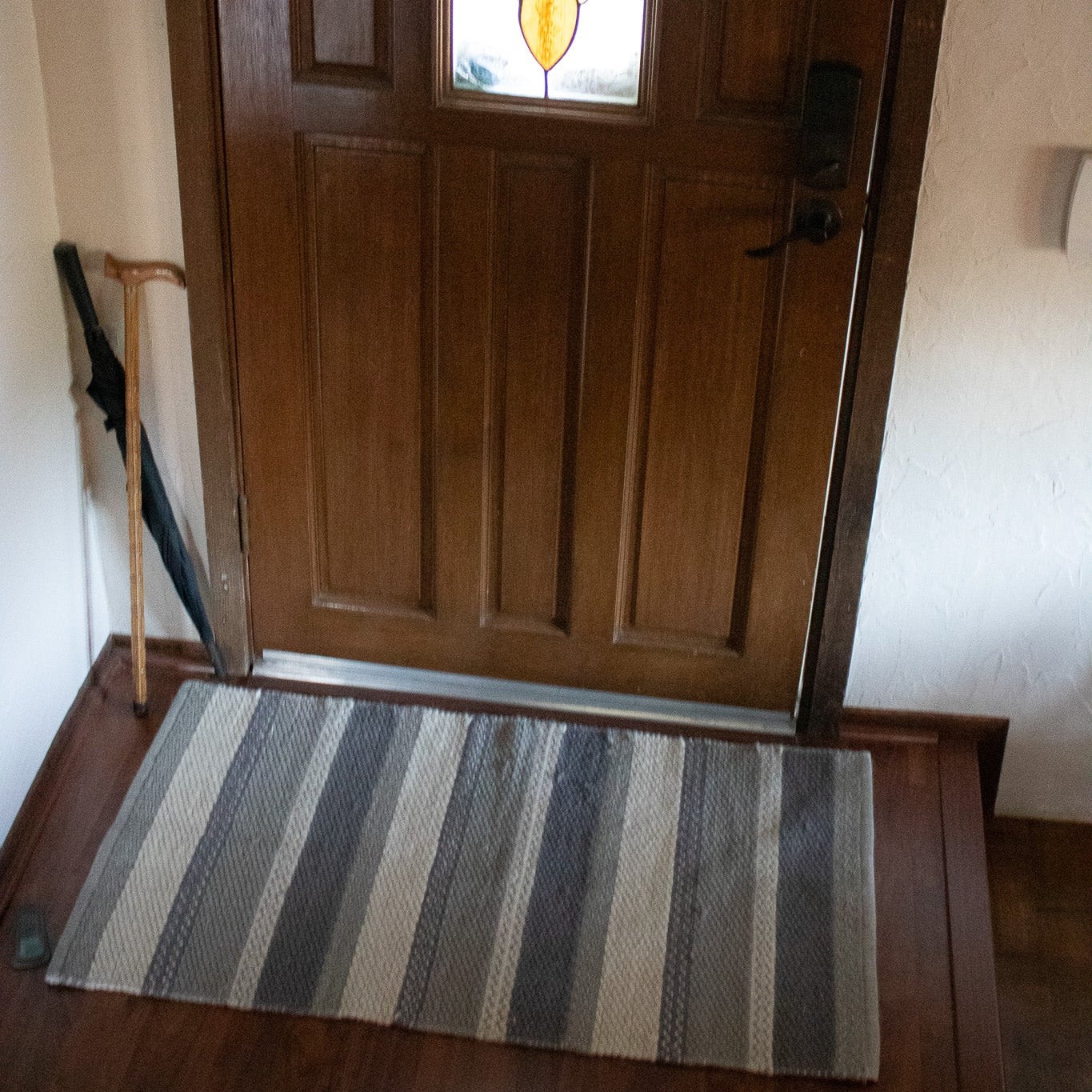 Care & Fair White Wool Rug – Handwoven in India with Artisan Craftsmanship