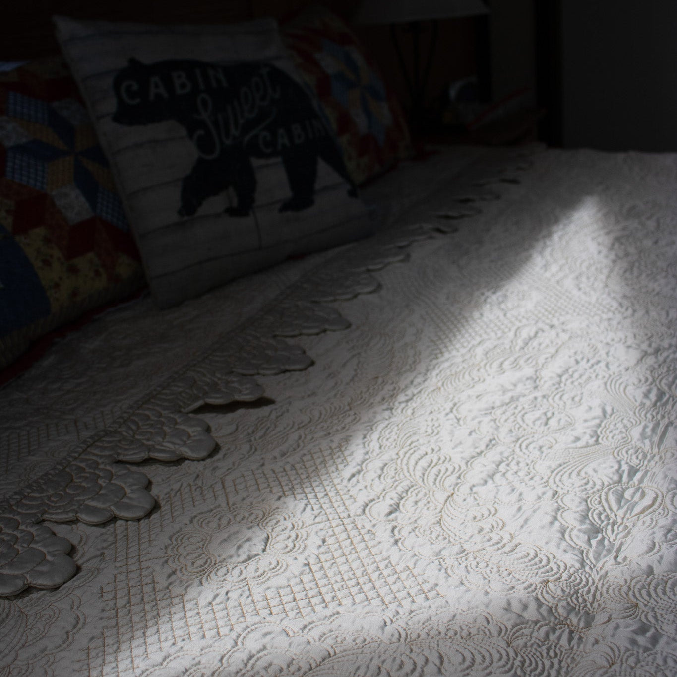 Soft Surroundings Araminta Missy White Cotton Eyelet and Lace Dress