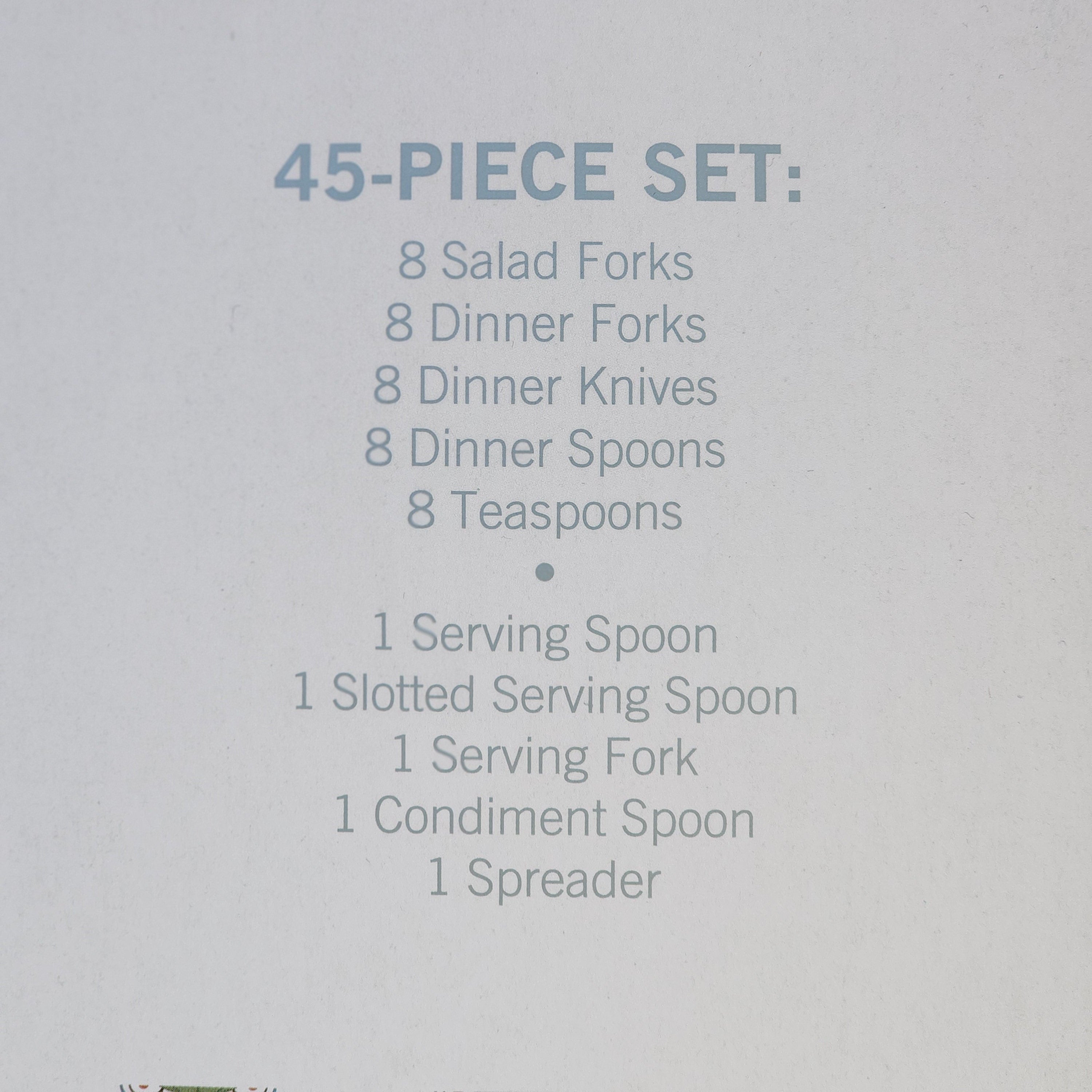 Southwestern Style Wallace Taos 45 Piece Premium Stainless Steel Silverware Set