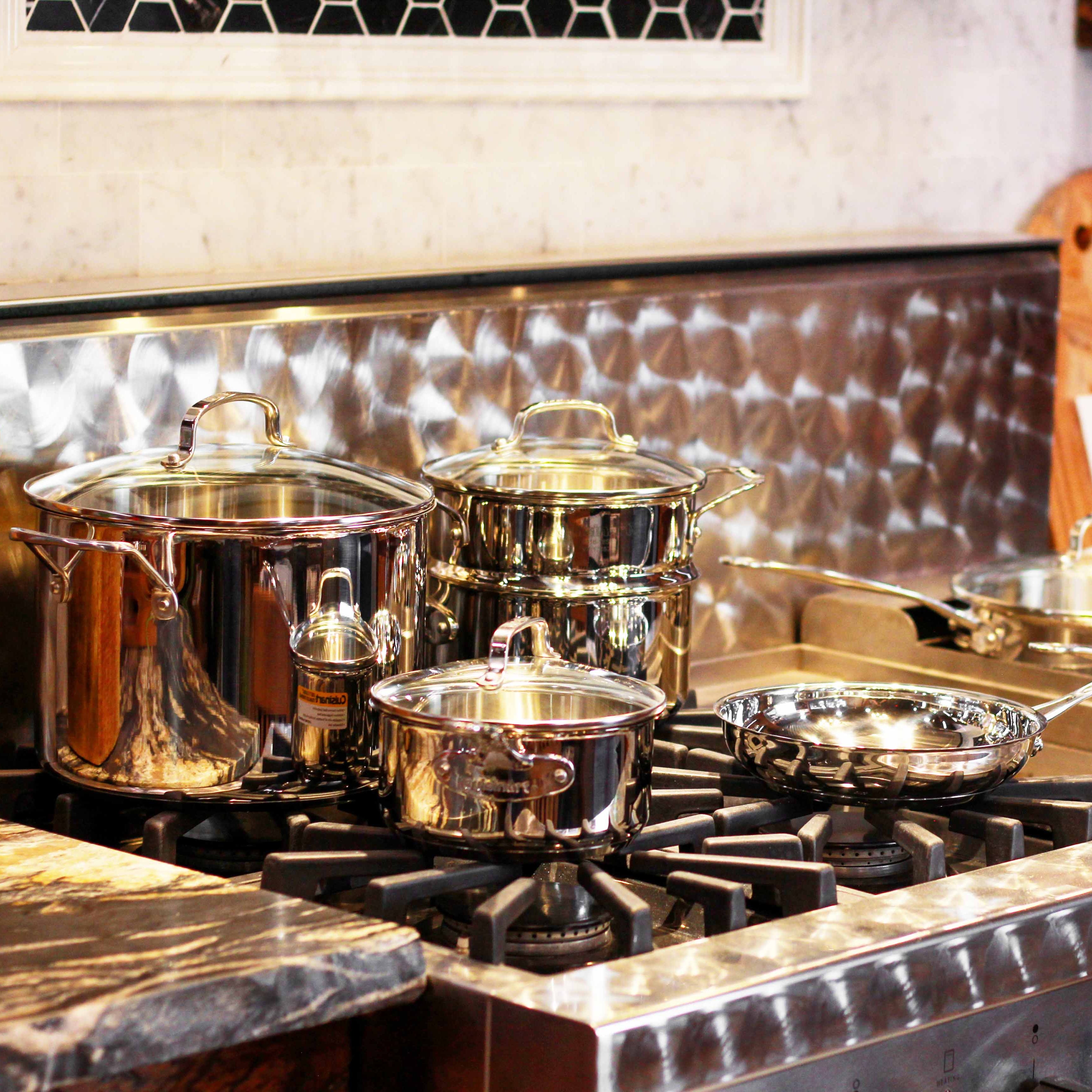 Cuisinart Chef's Classic Stainless Steel 11 Piece Cookware Set
