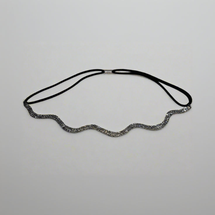 Silver Aluminum Cubic Zirconia Necklace