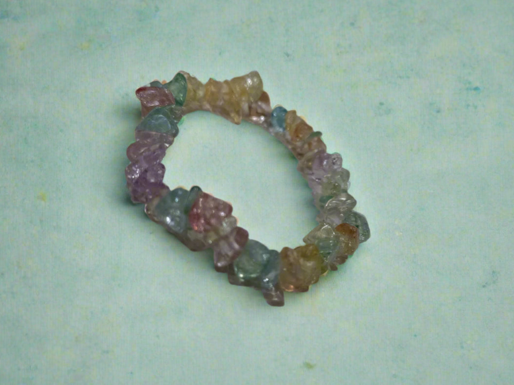 Natural Healing Crystal Beaded Stretchy Bracelet